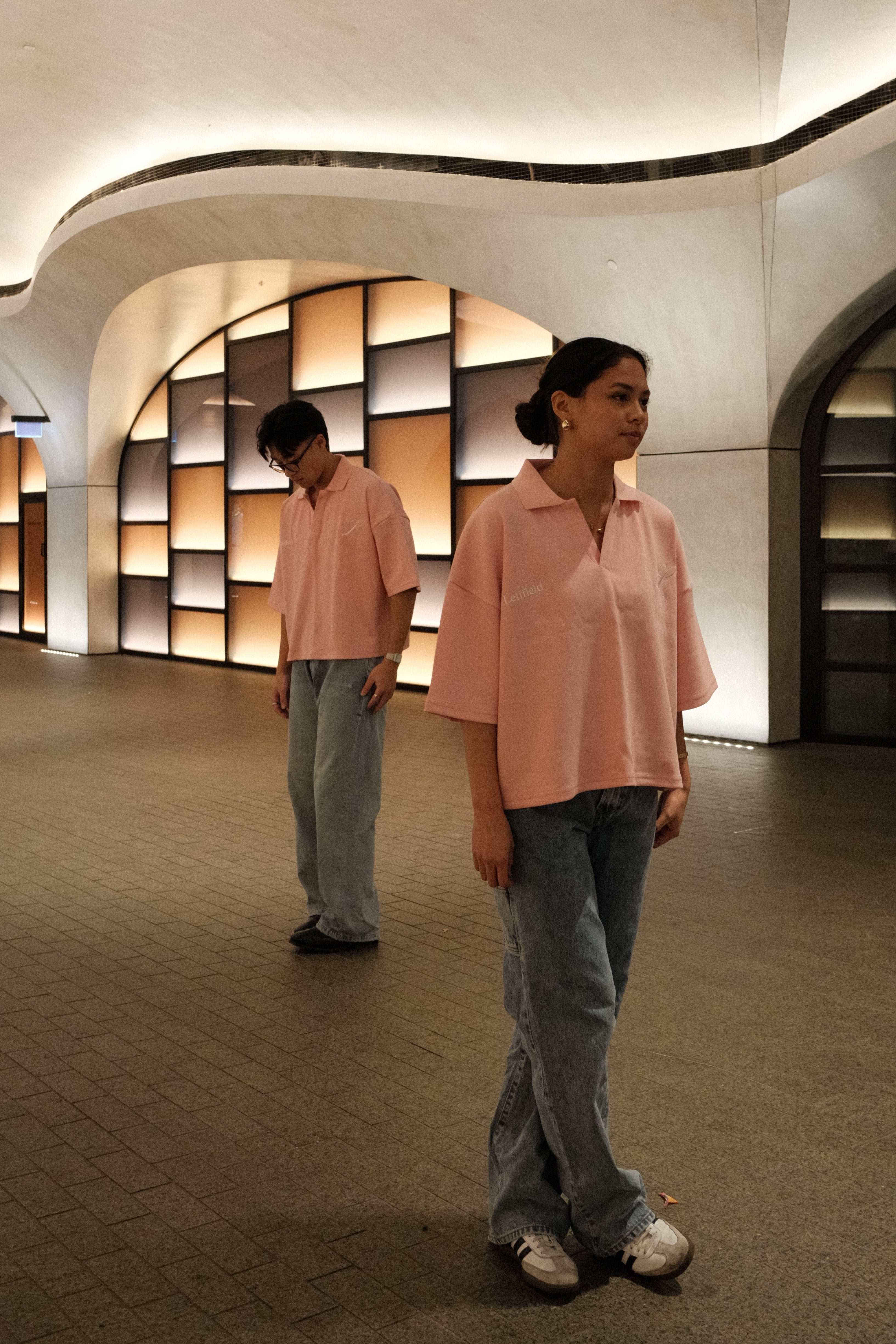 The Leftfield Polo - BABY PINK