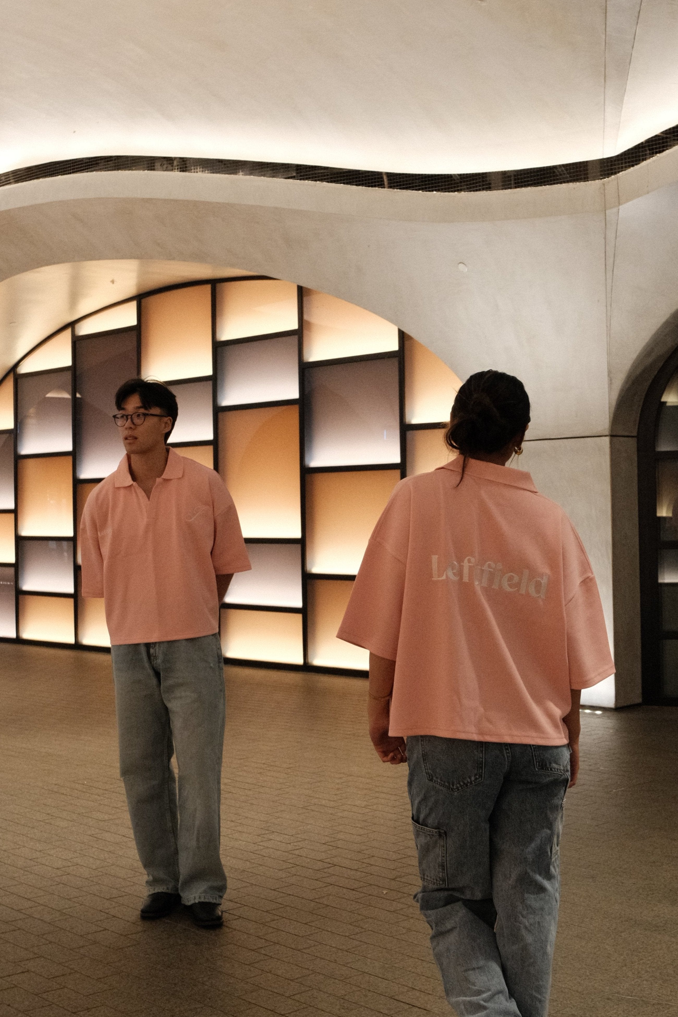 The Leftfield Polo - BABY PINK