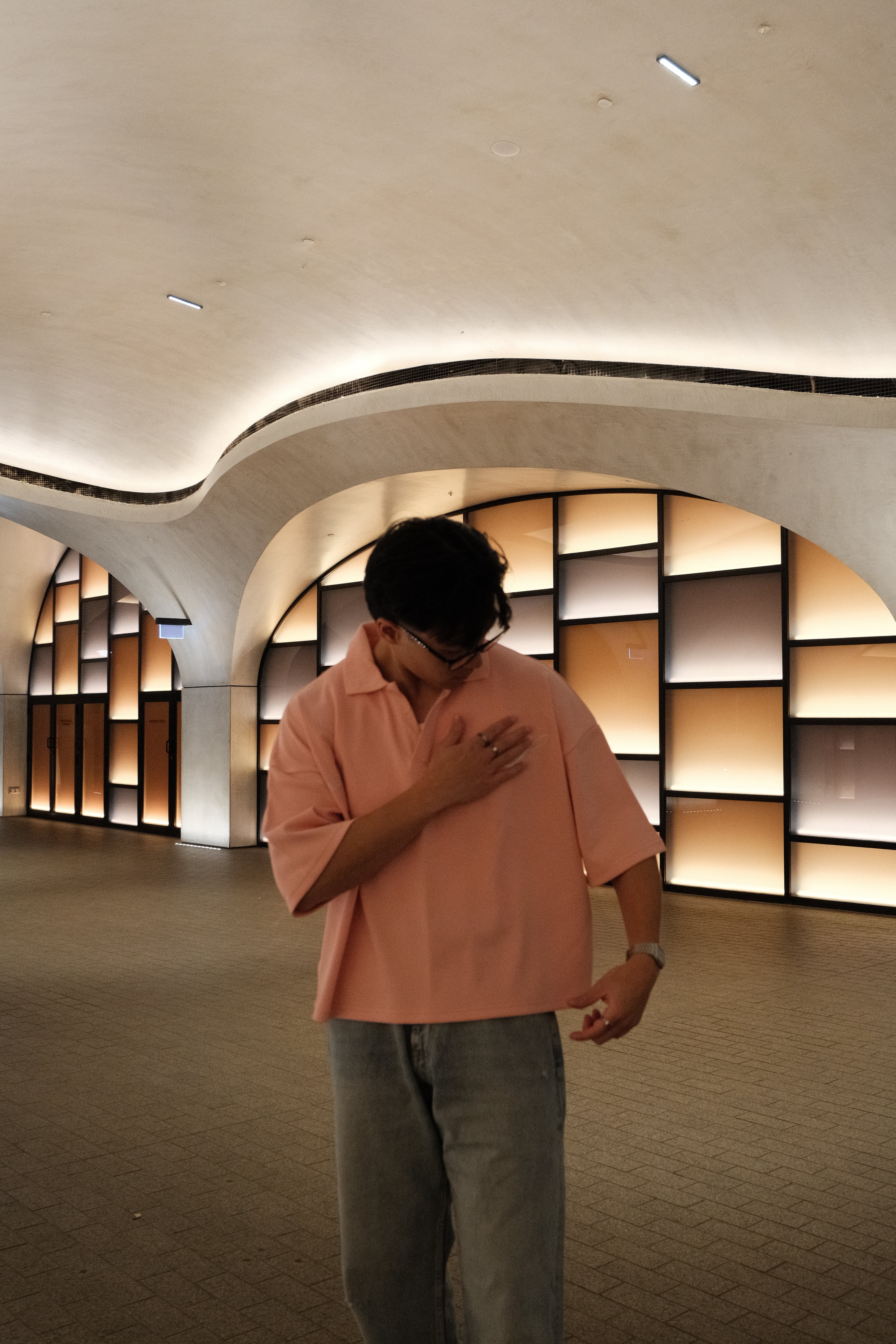 The Leftfield Polo - BABY PINK