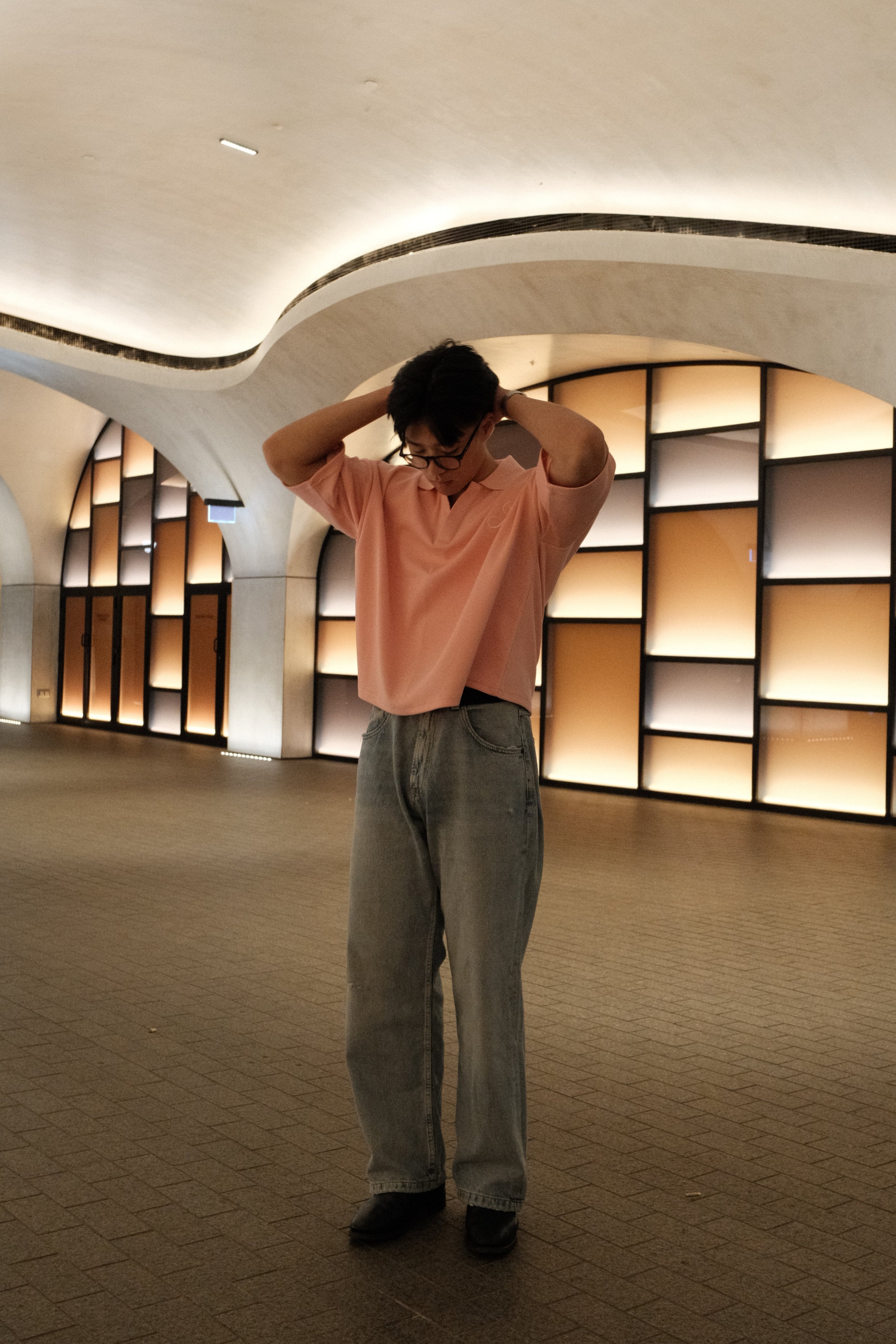 The Leftfield Polo - BABY PINK