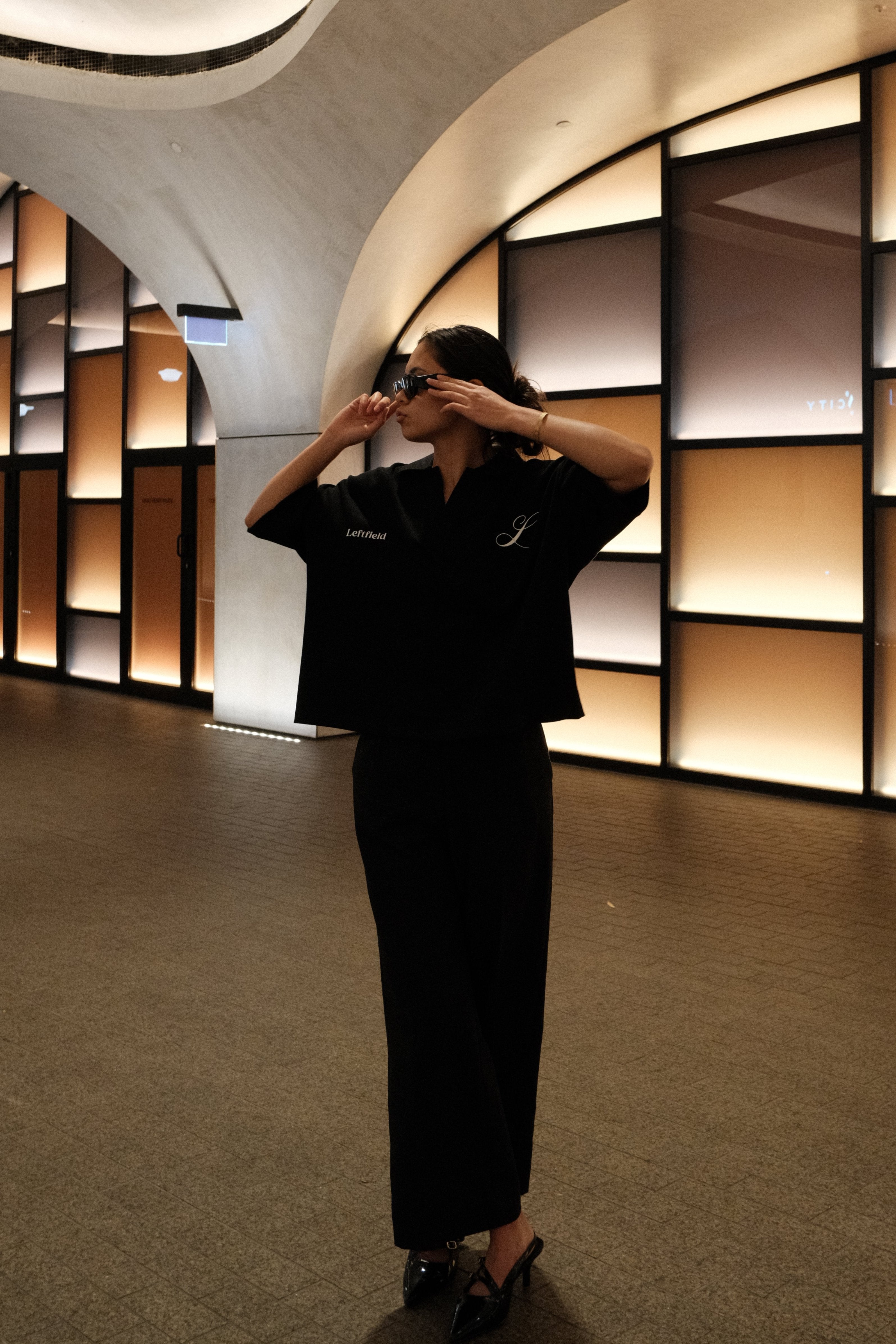 The Leftfield Polo - BLACK