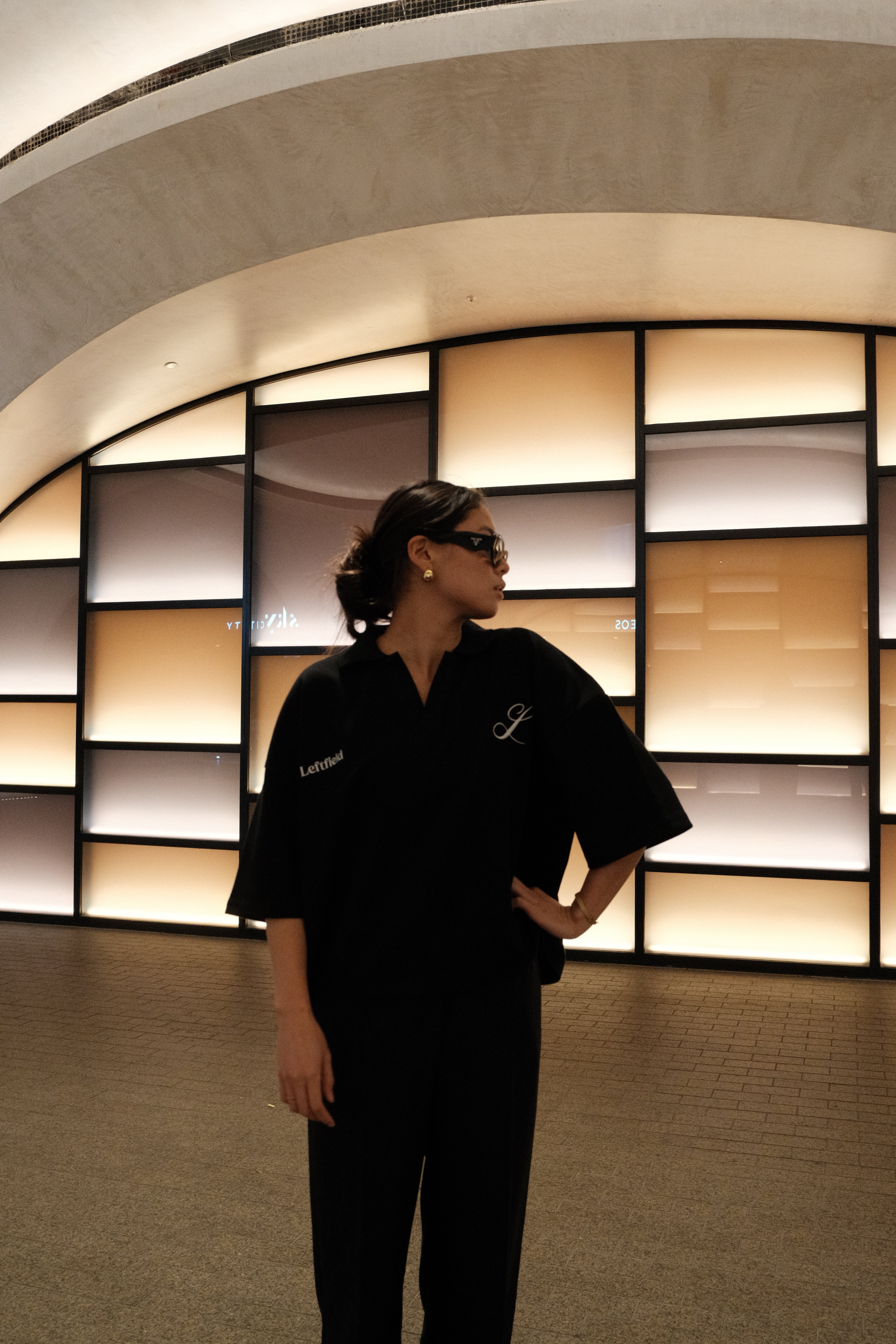 The Leftfield Polo - BLACK