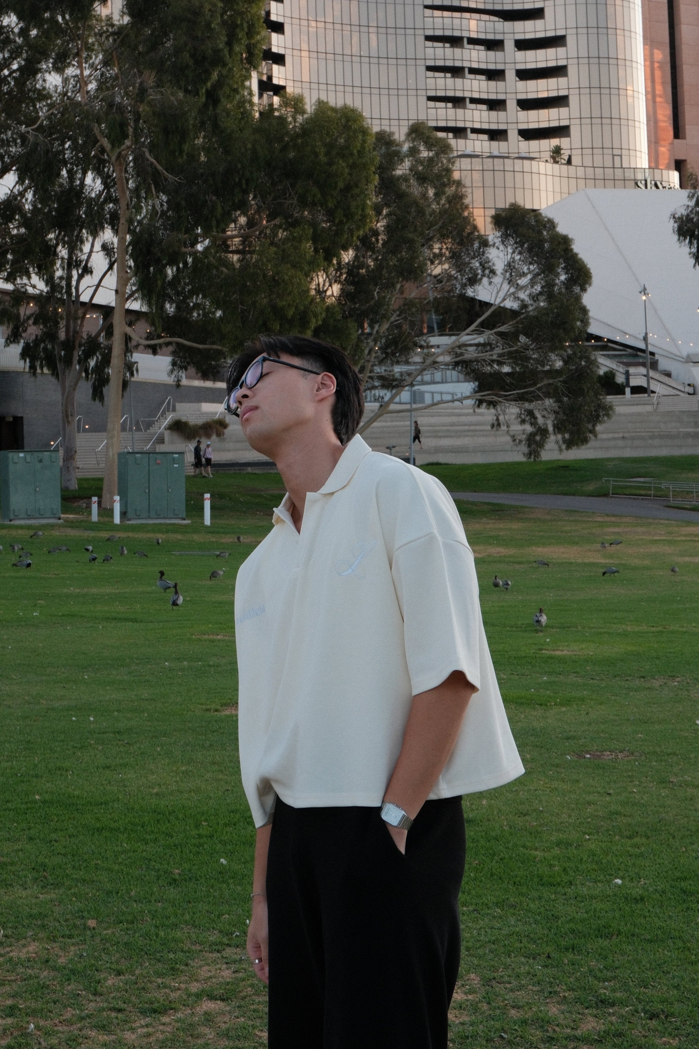 The Leftfield Polo - OFF WHITE