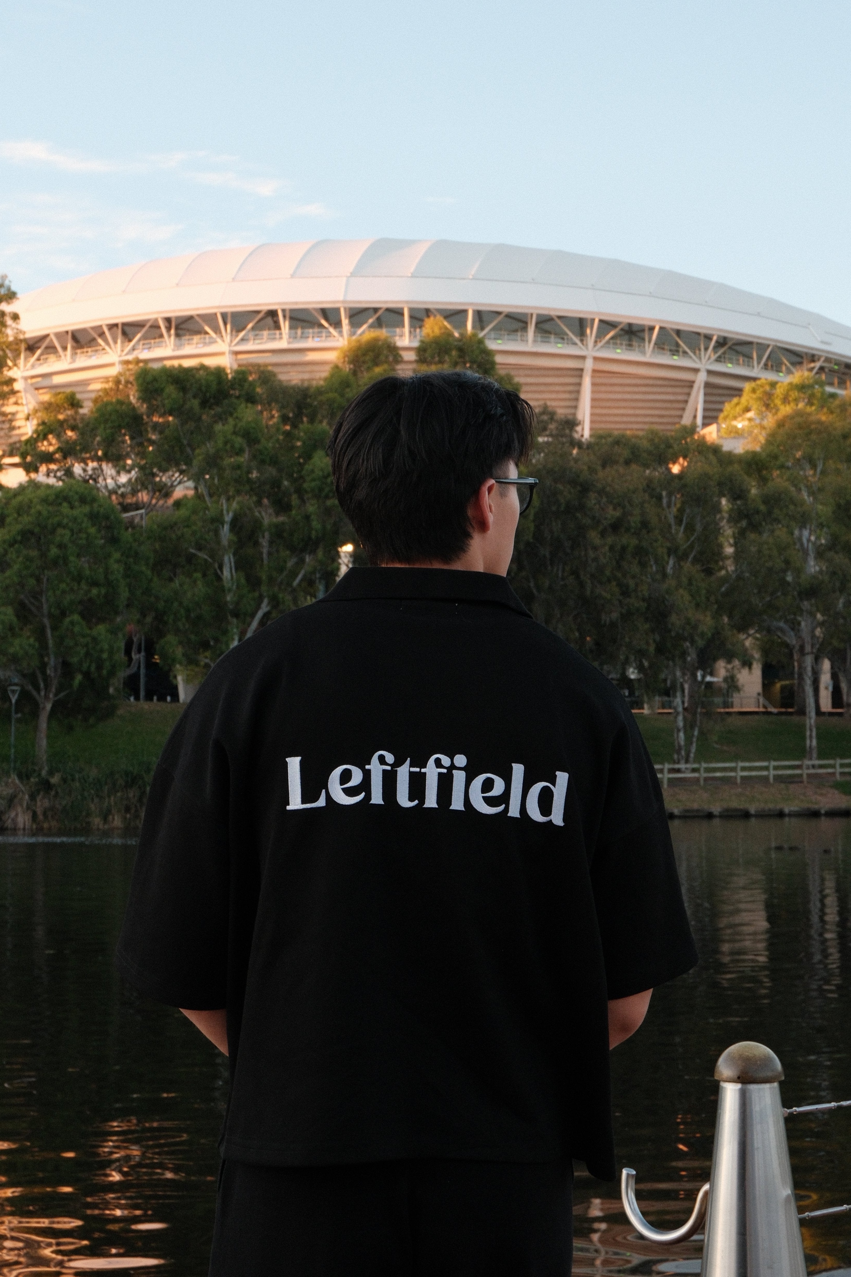 The Leftfield Polo - BLACK