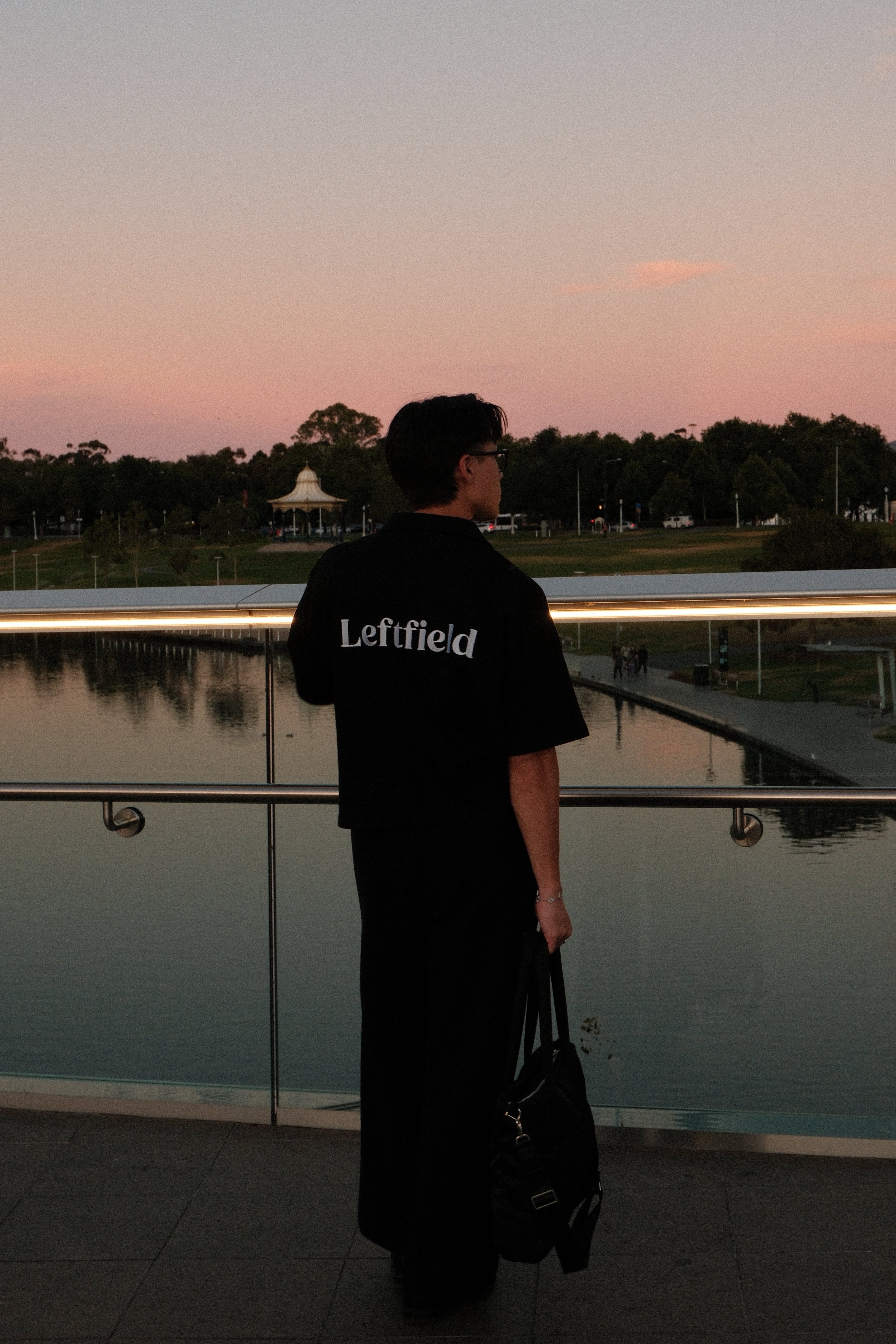 The Leftfield Polo - BLACK