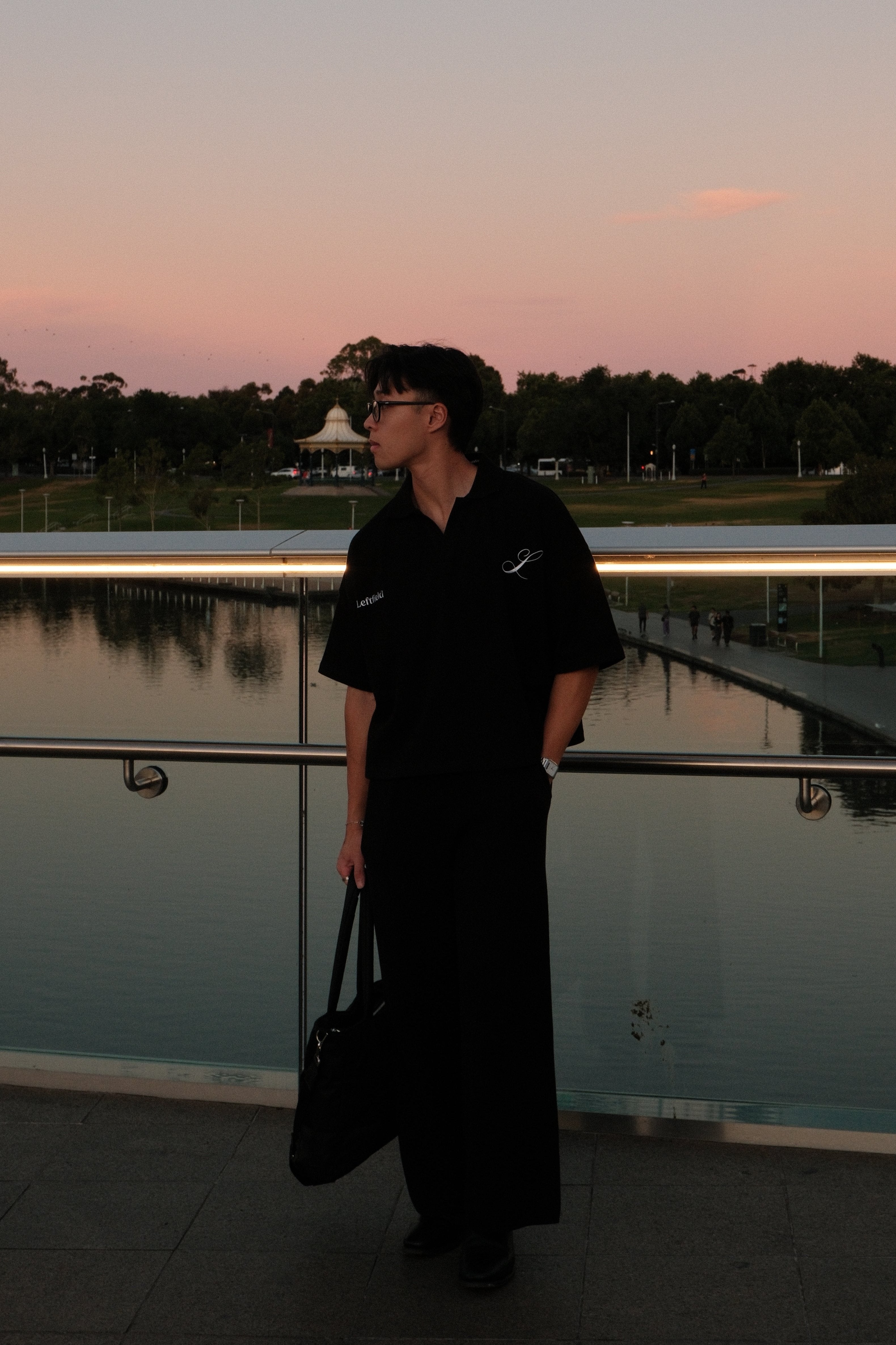 The Leftfield Polo - BLACK