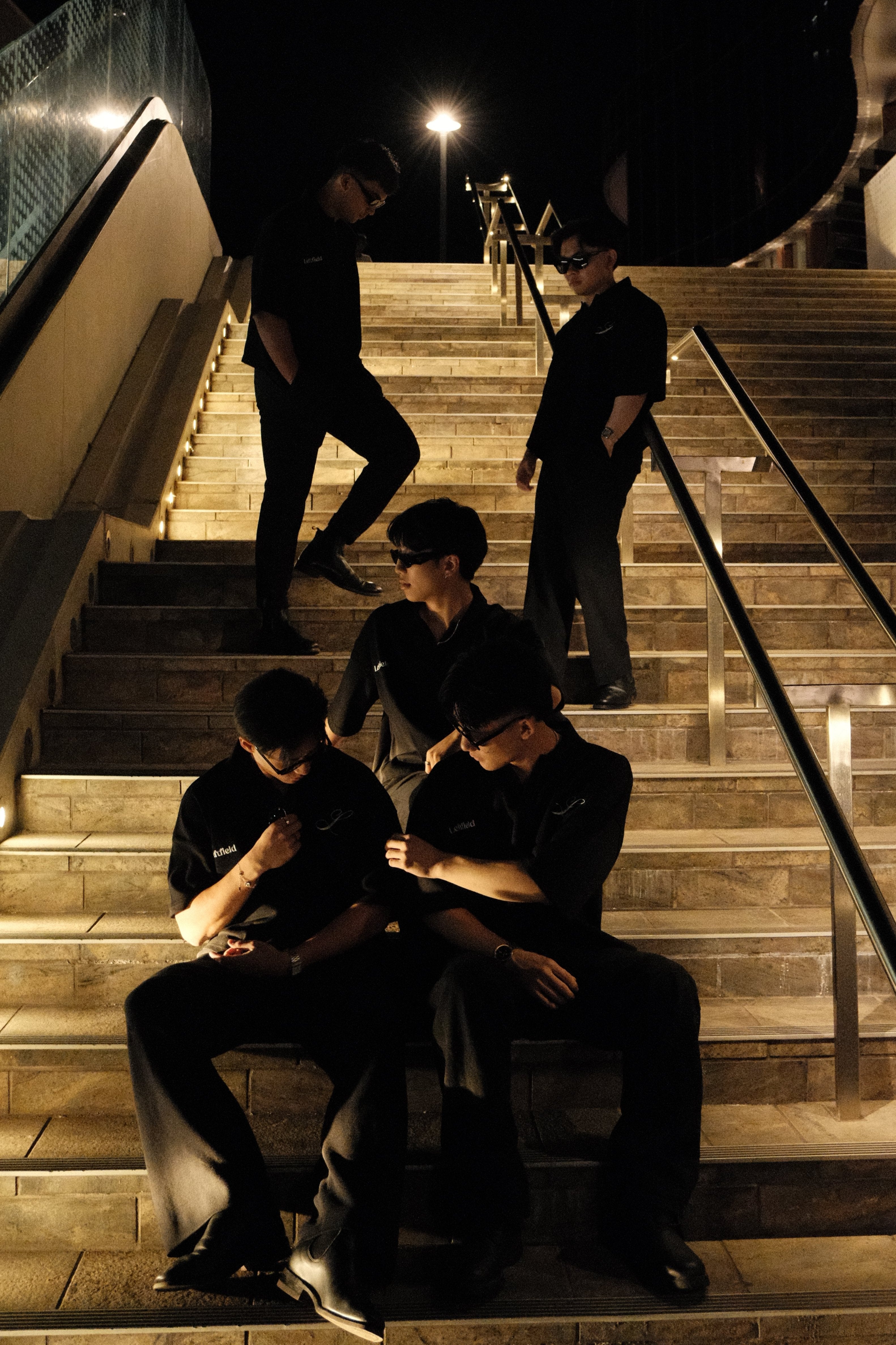 The Leftfield Polo - BLACK