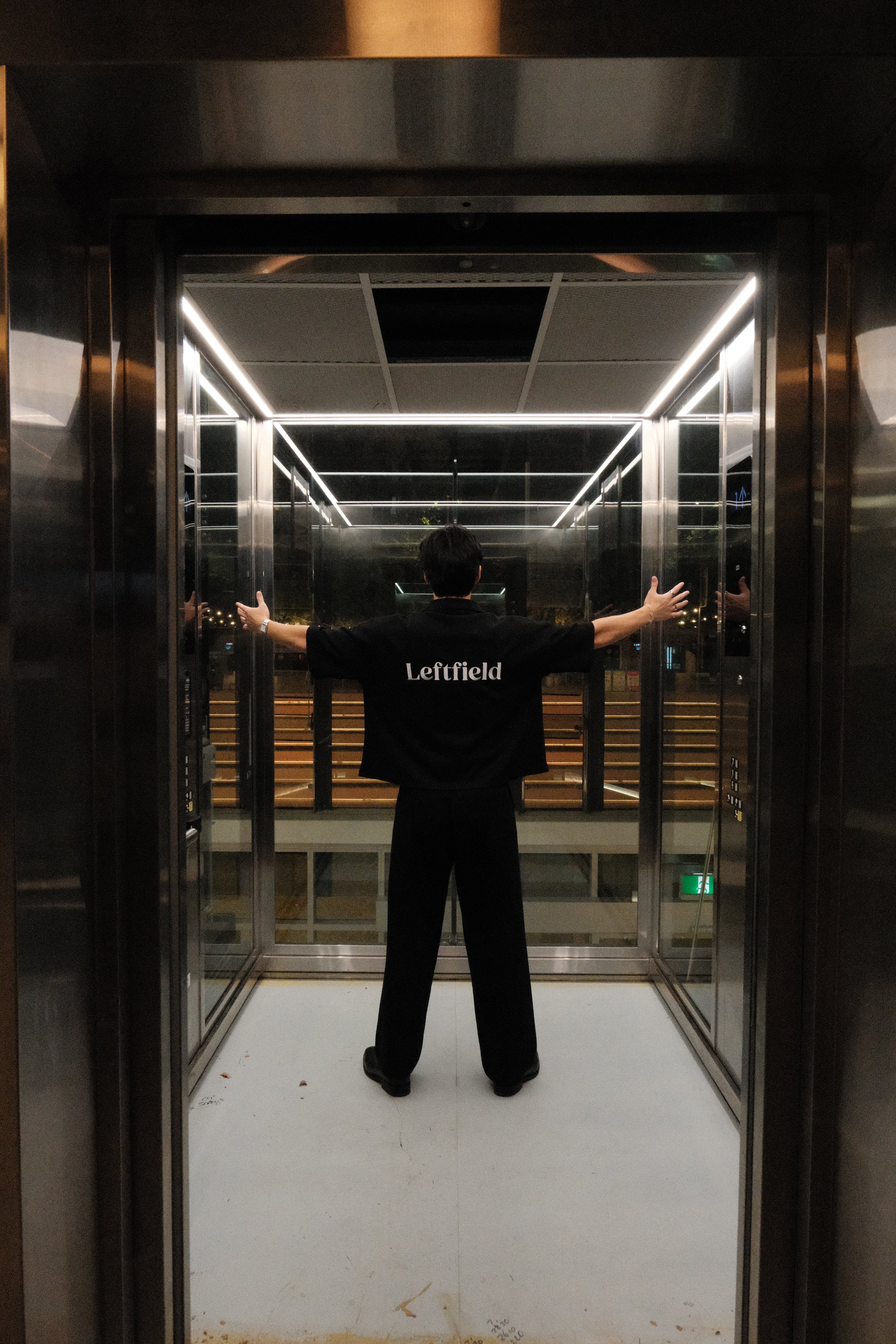 The Leftfield Polo - BLACK