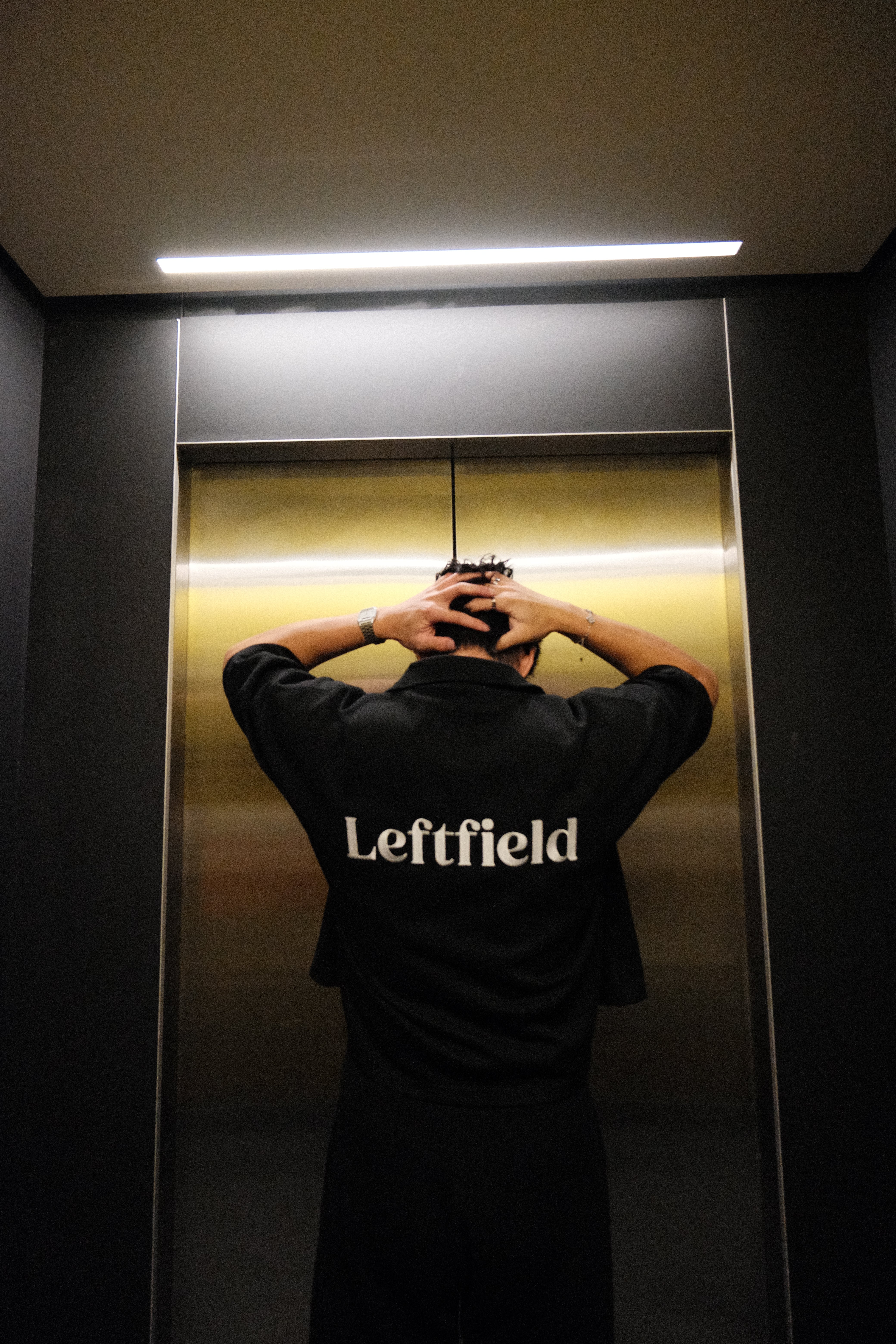 The Leftfield Polo - BLACK