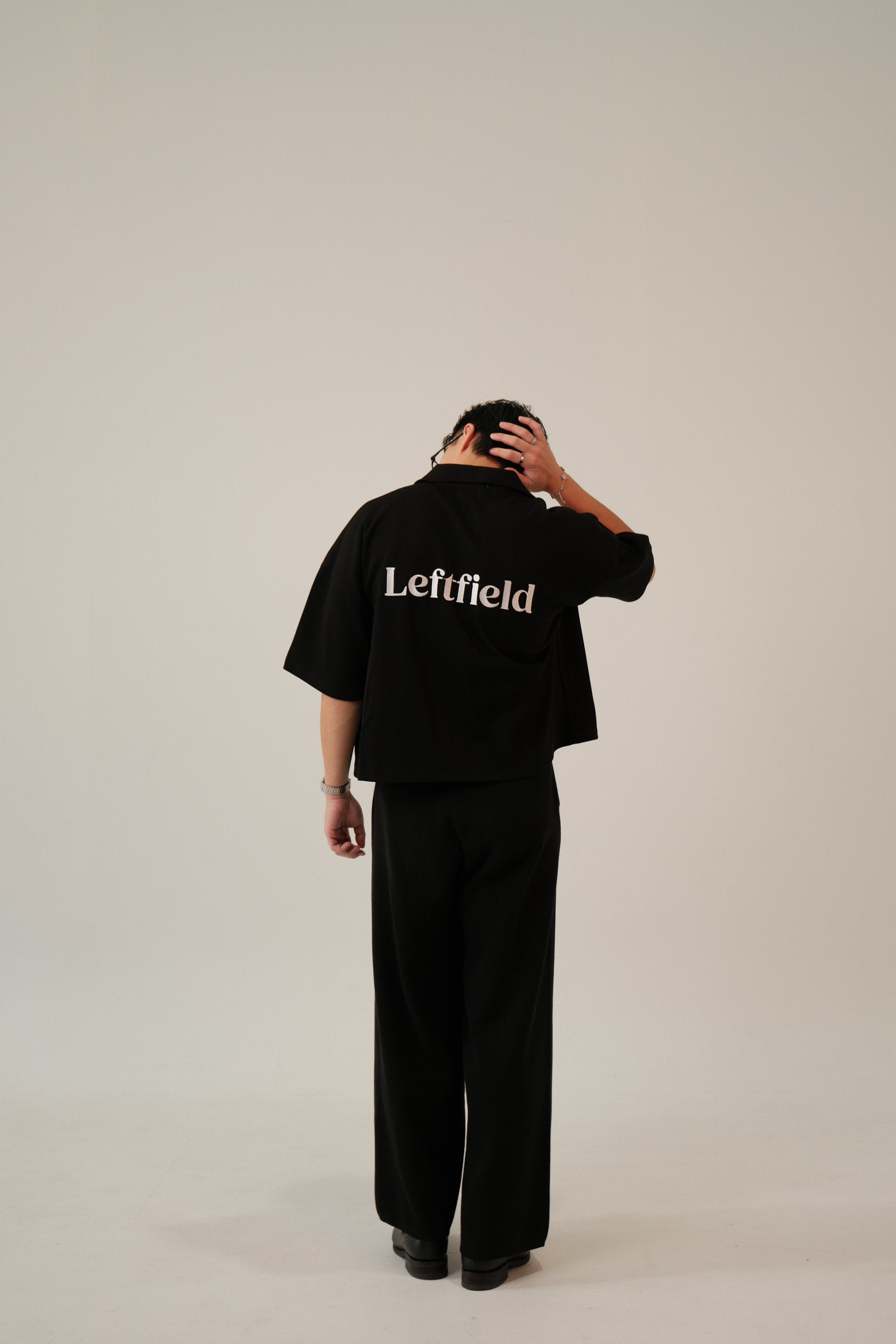The Leftfield Polo - BLACK