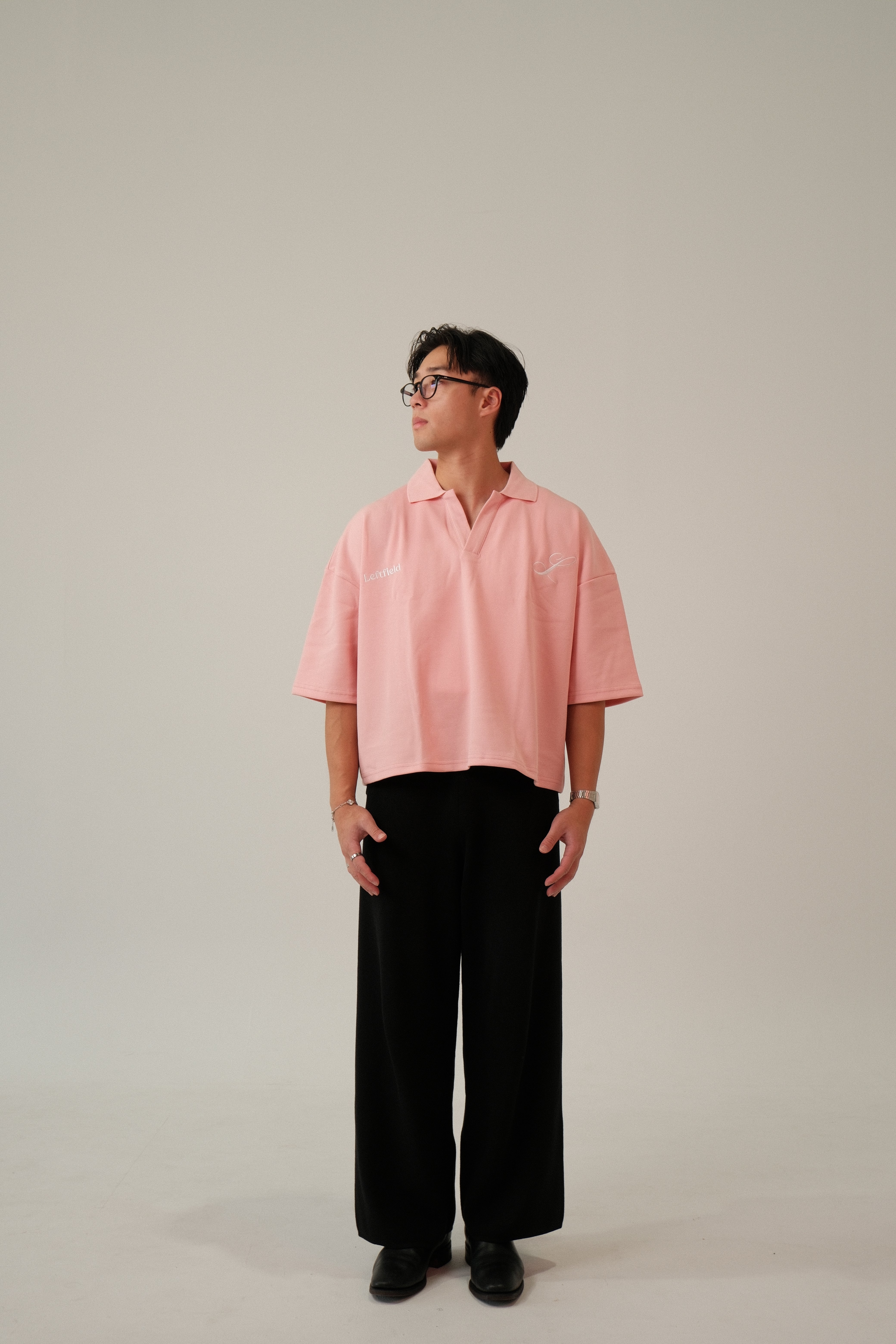 The Leftfield Polo - BABY PINK