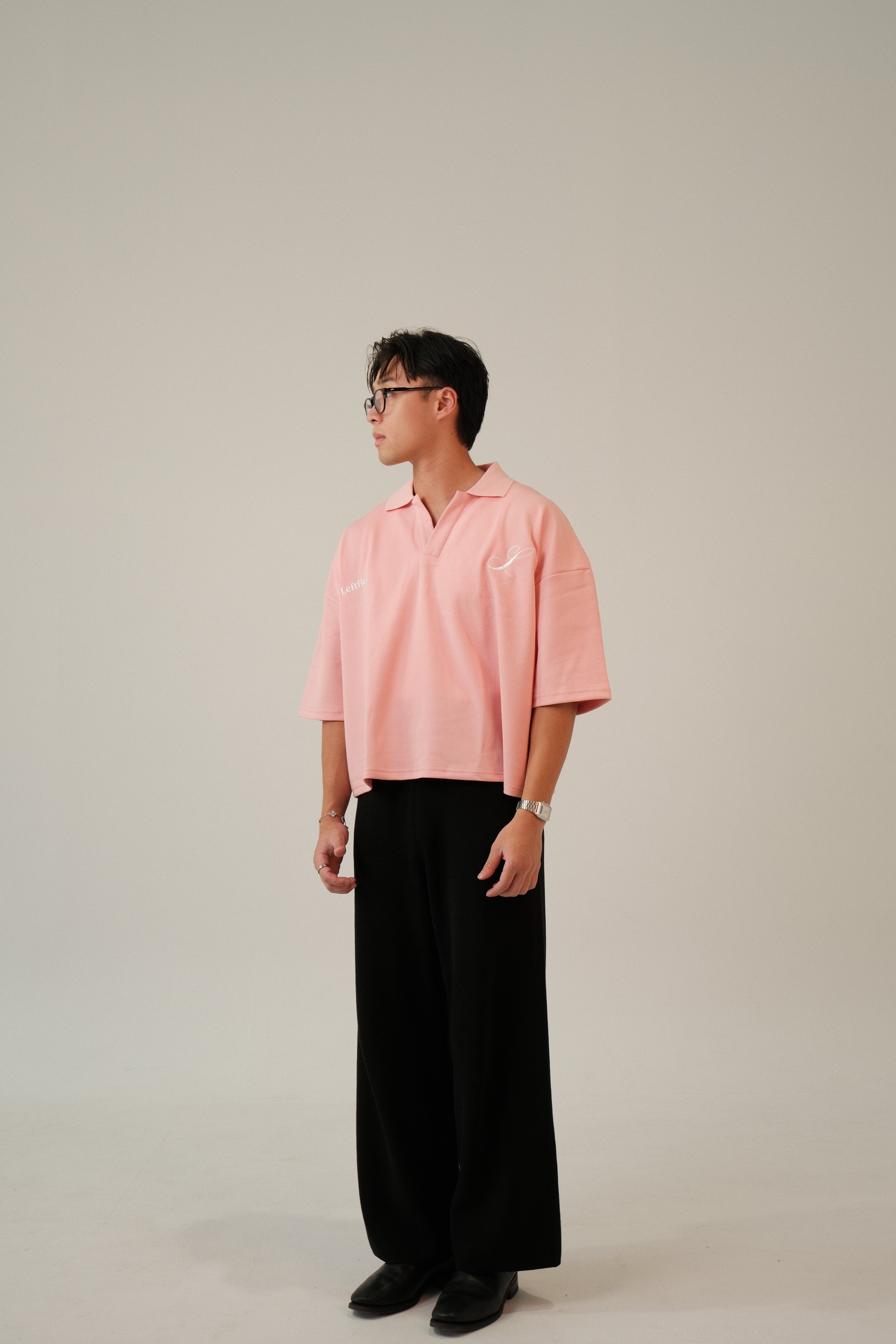 The Leftfield Polo - BABY PINK