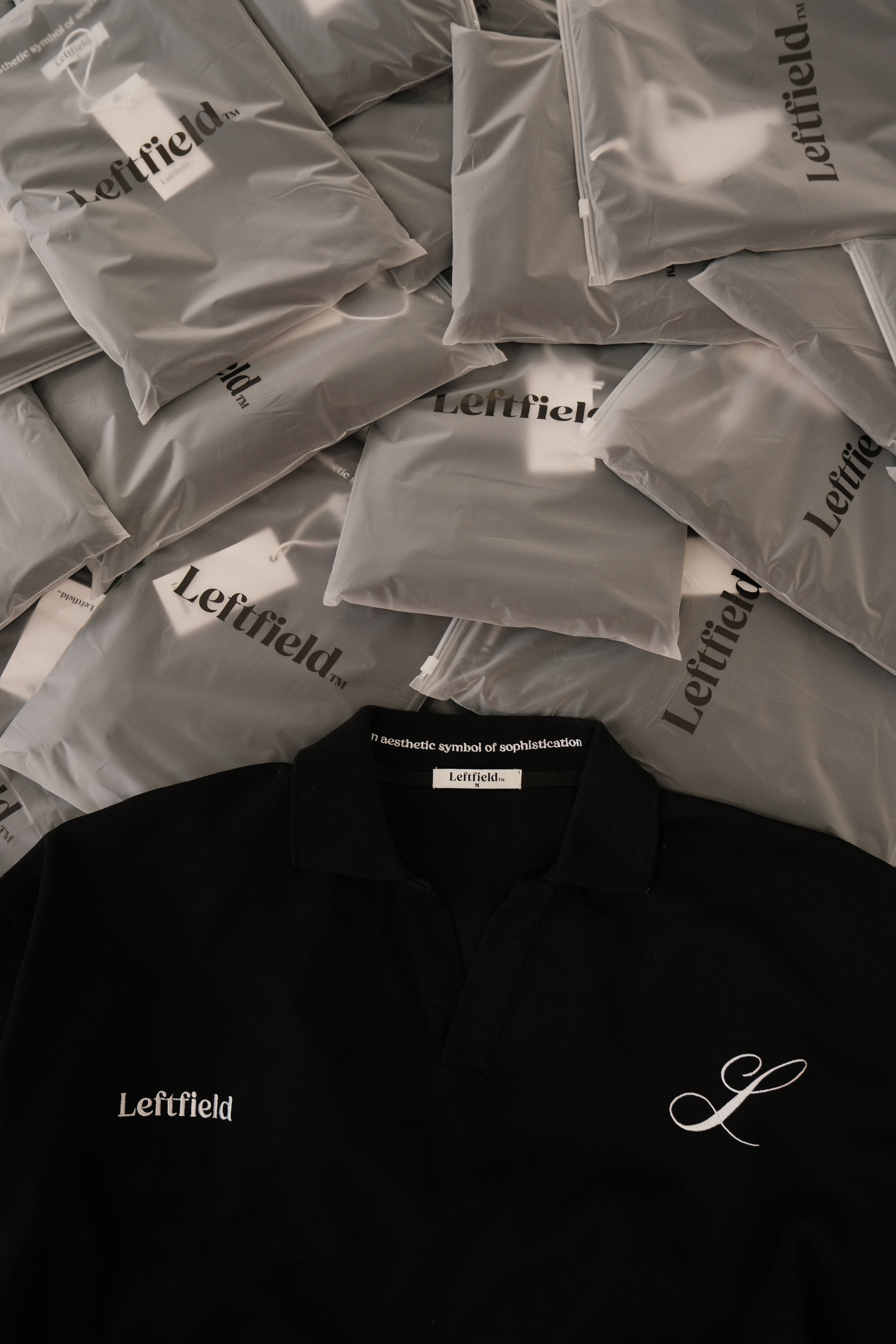 The Leftfield Polo - BLACK