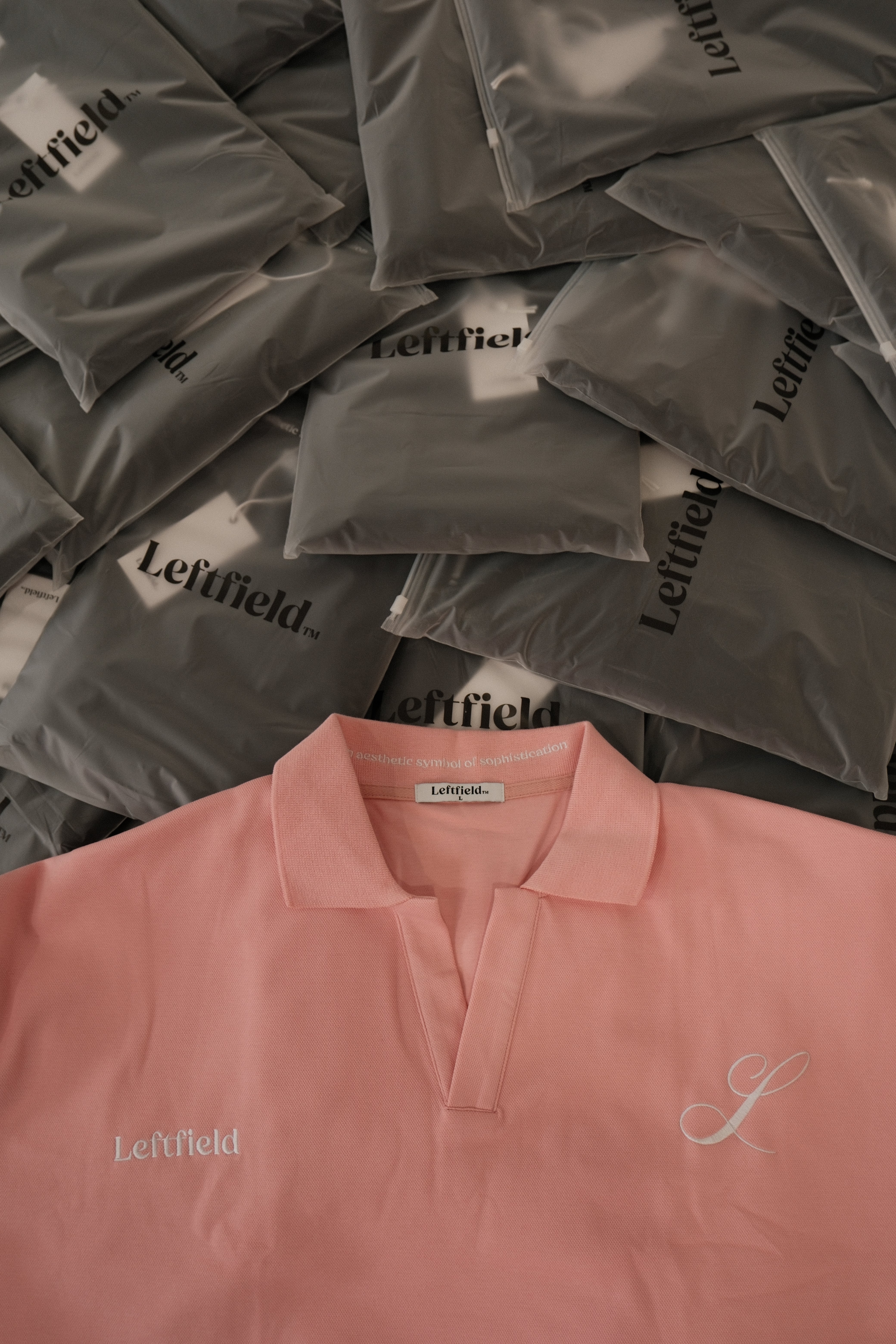 The Leftfield Polo - BABY PINK