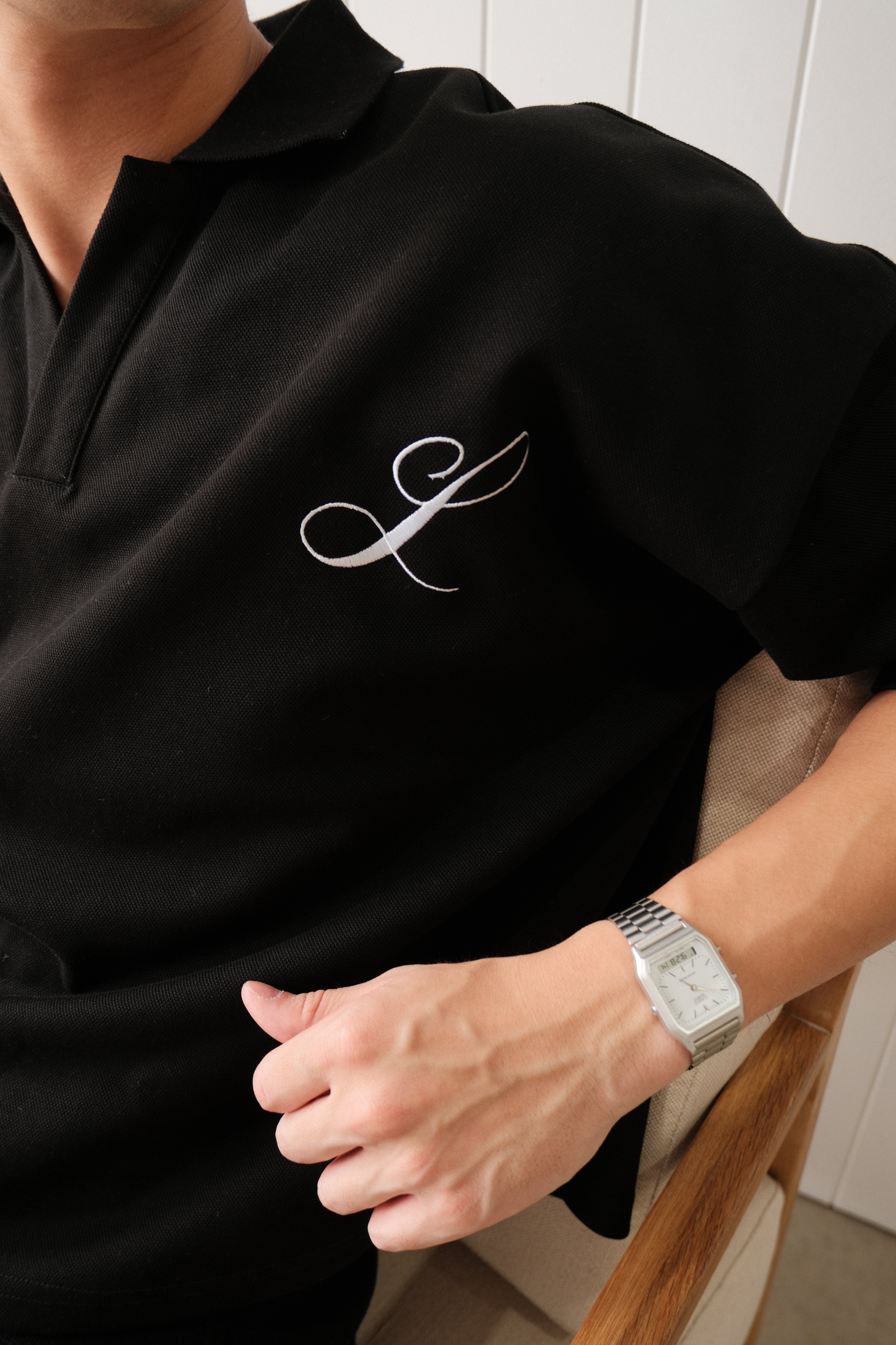 The Leftfield Polo - BLACK