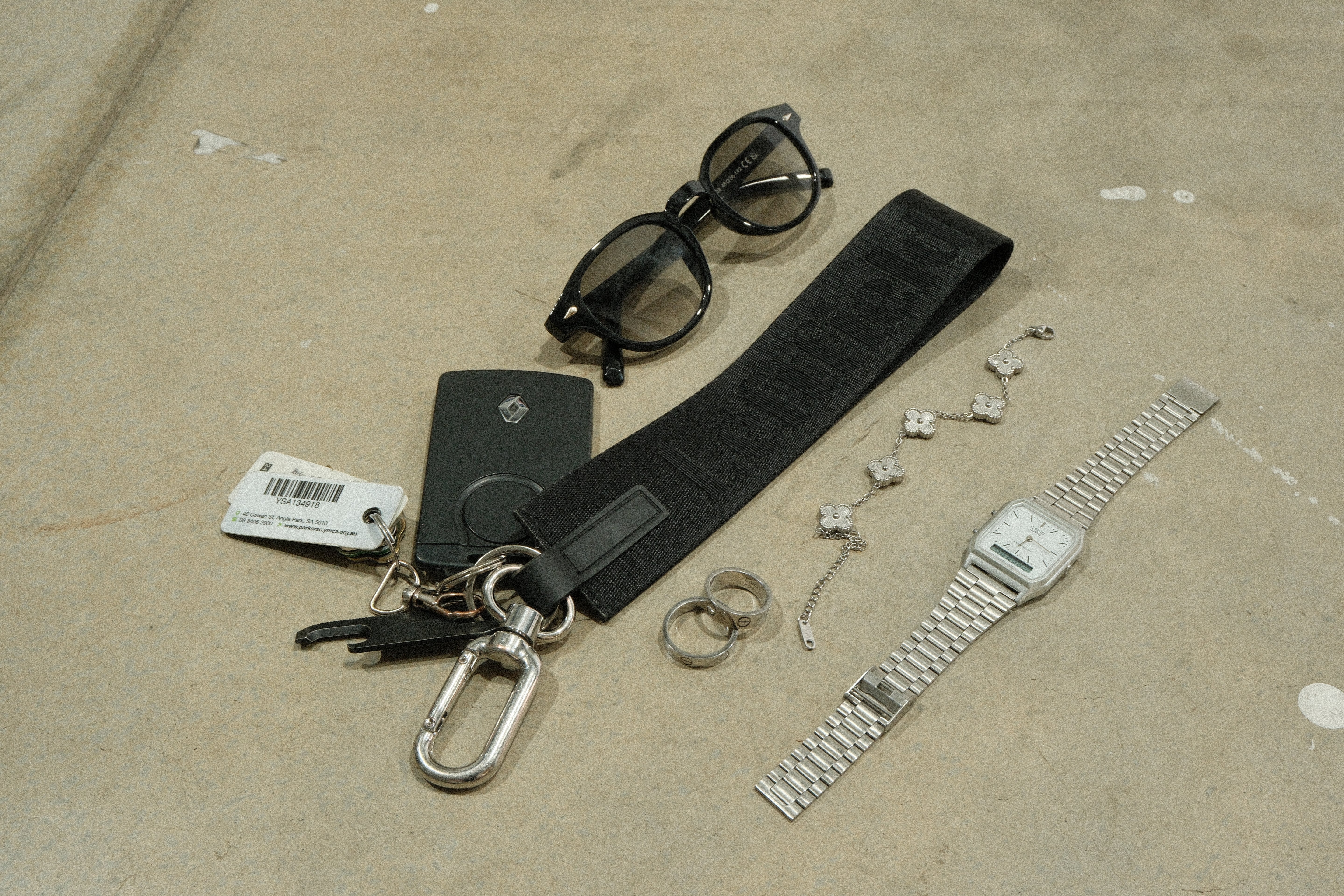 Leftfield Key Chain Black