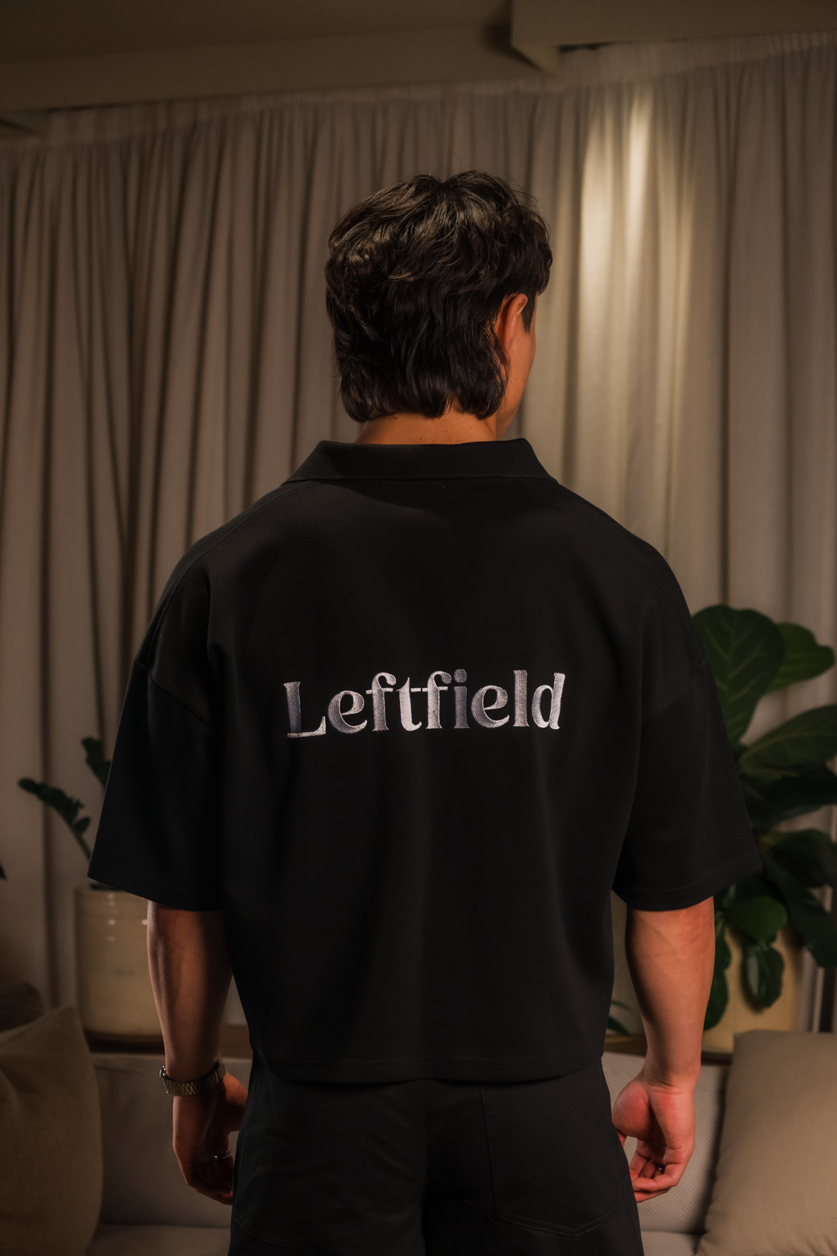 The Leftfield Polo - BLACK