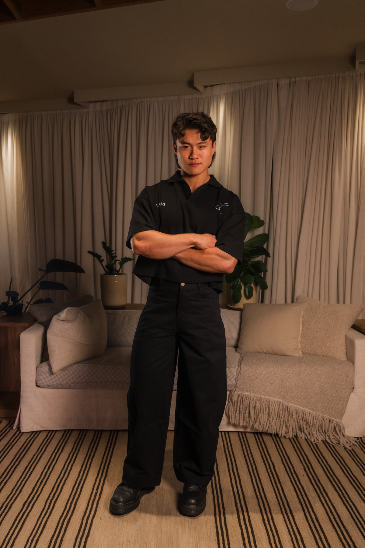 The Leftfield Polo - BLACK