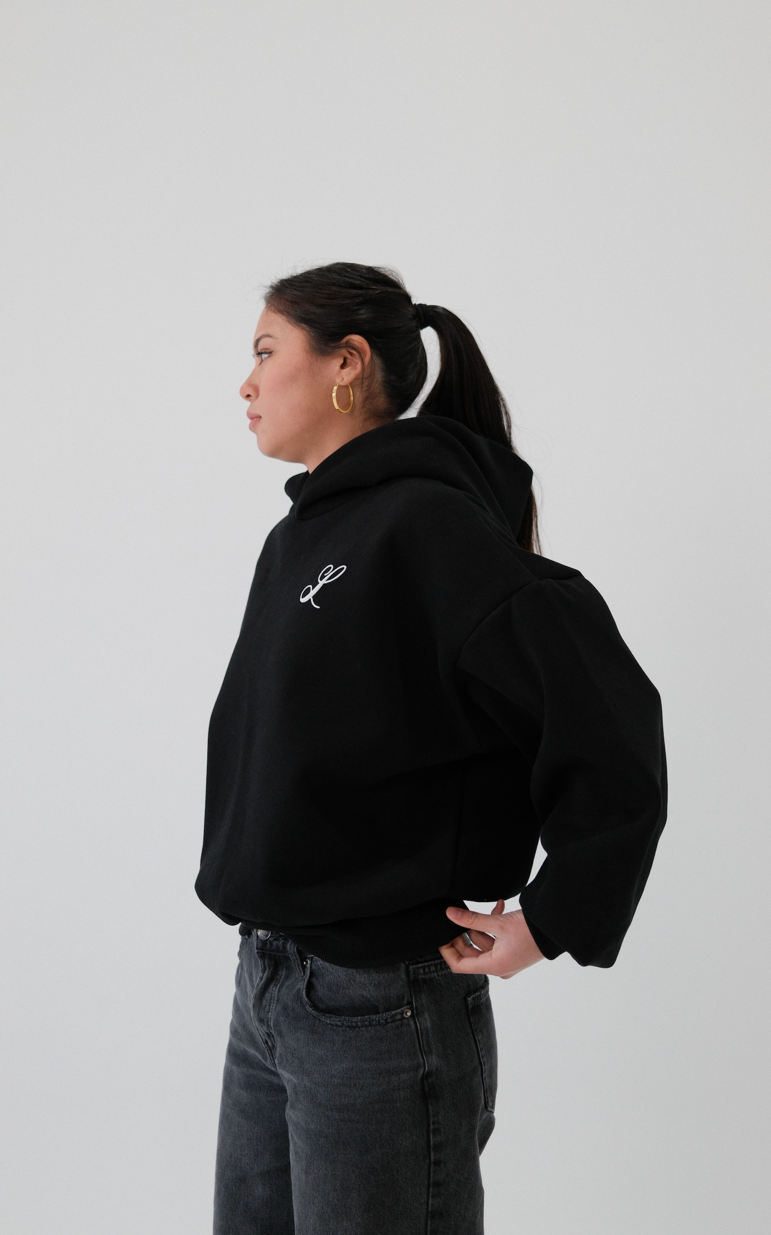 The Leftfield Hoodie V1 - NOIR