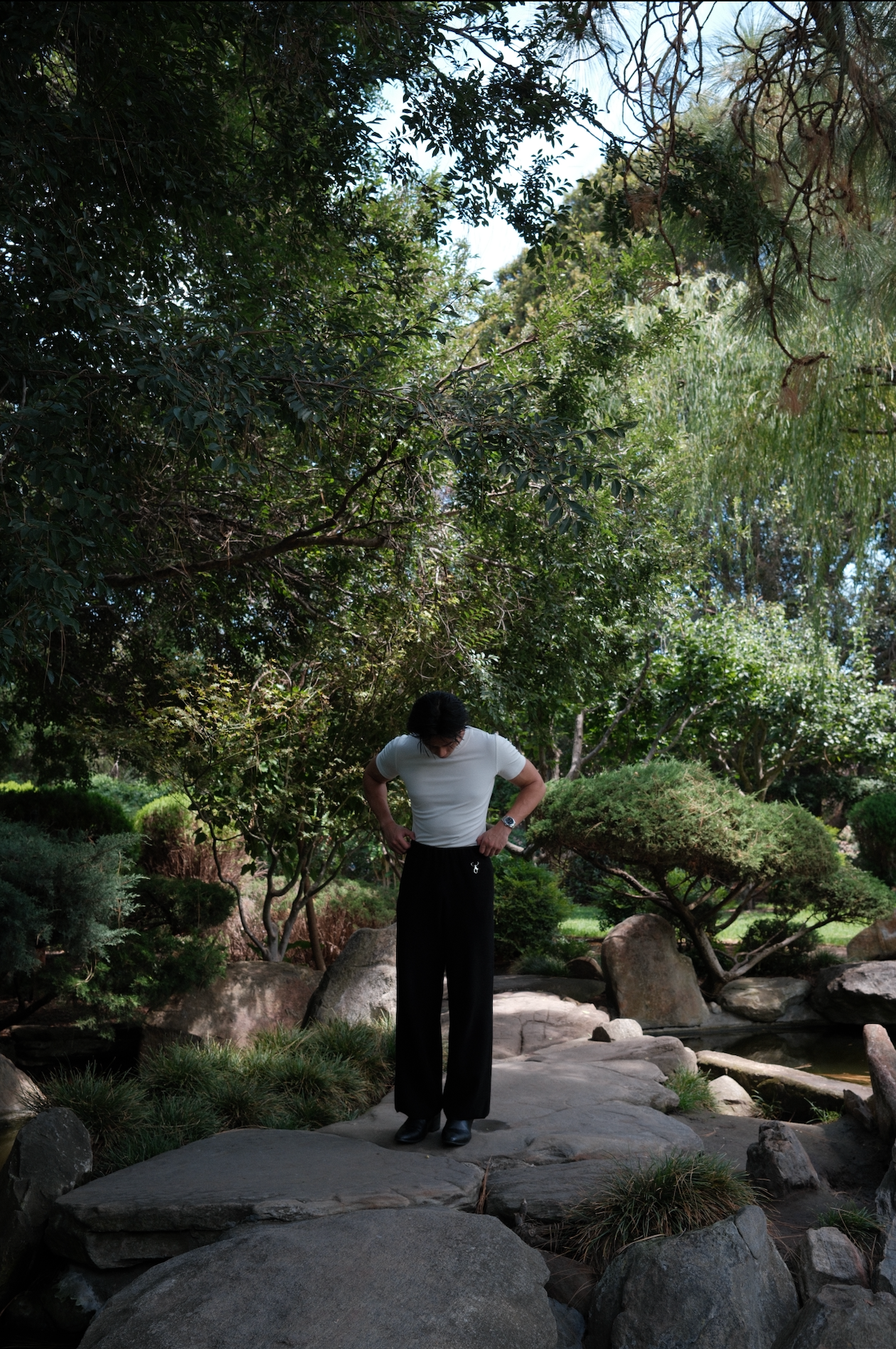 The Leftfield Slim Ribbed Cotton Tee