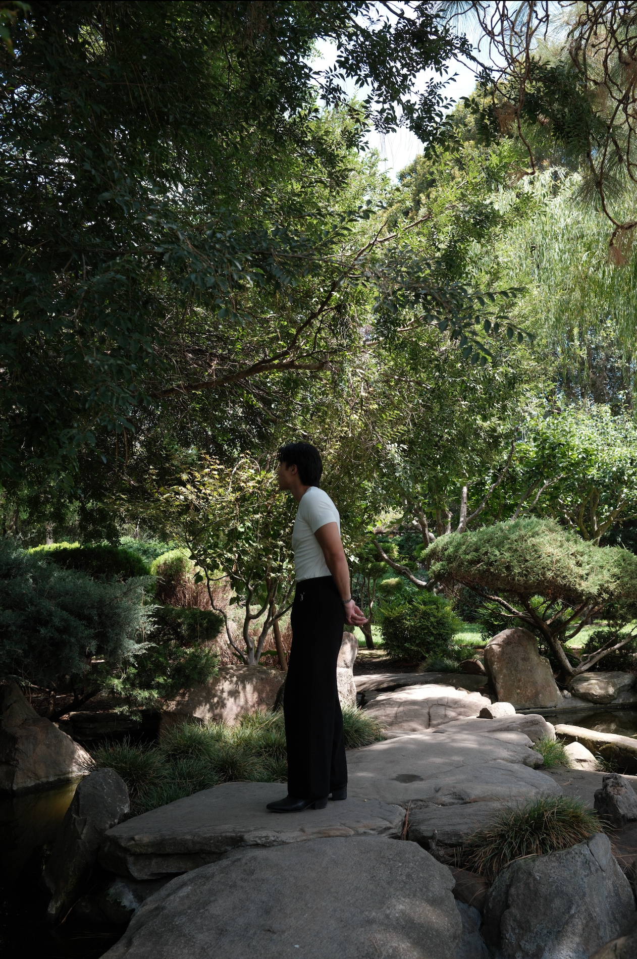 The Leftfield Slim Ribbed Cotton Tee