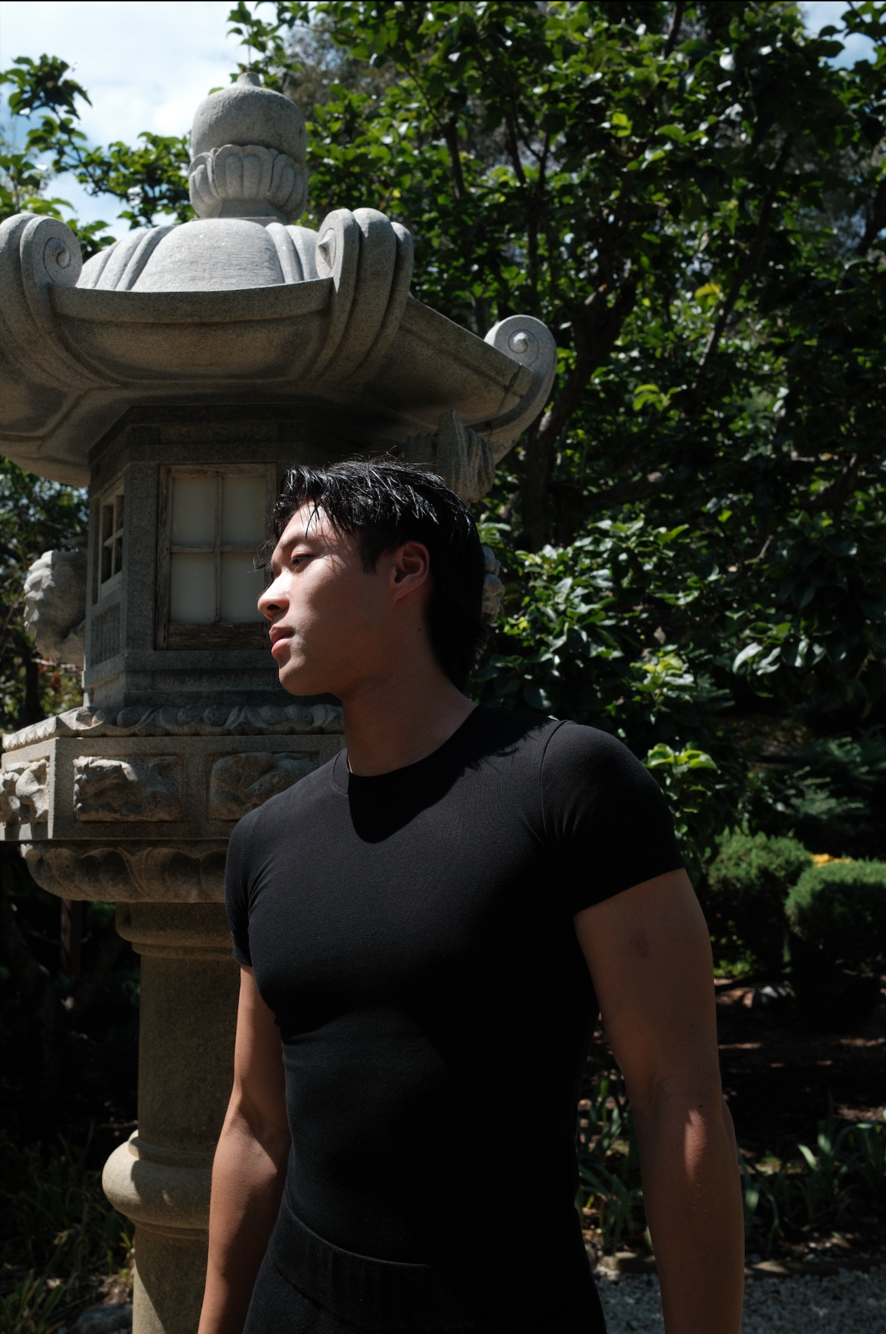 The Leftfield Slim Ribbed Cotton Tee