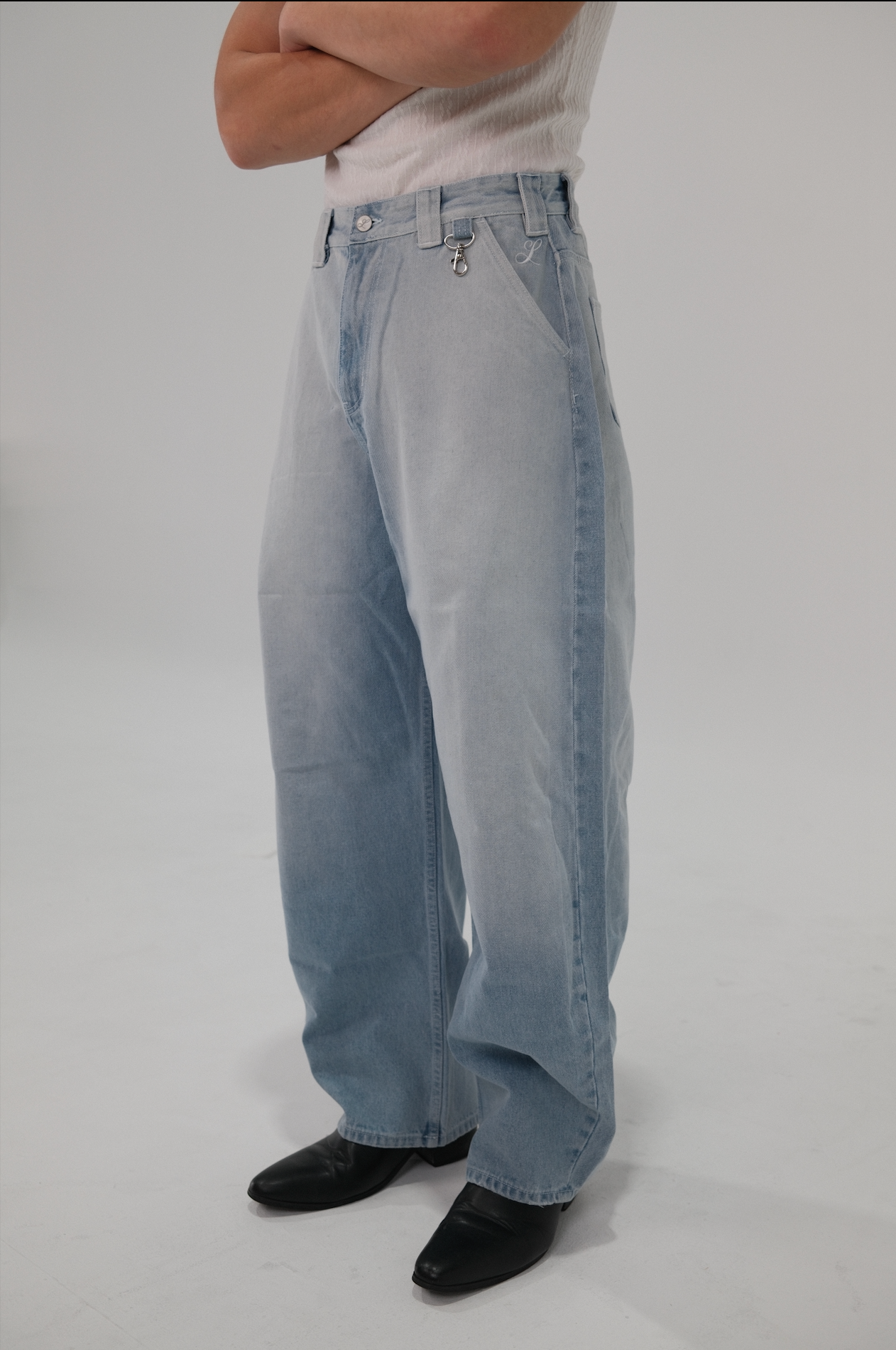 The Leftfield Barrel Leg Jean