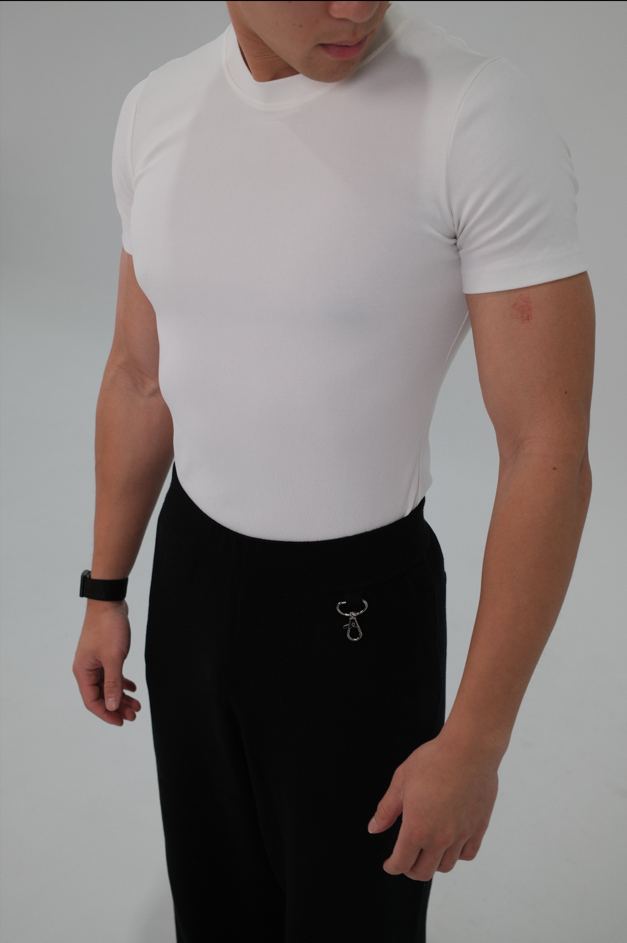 The Leftfield Slim Ribbed Cotton Tee