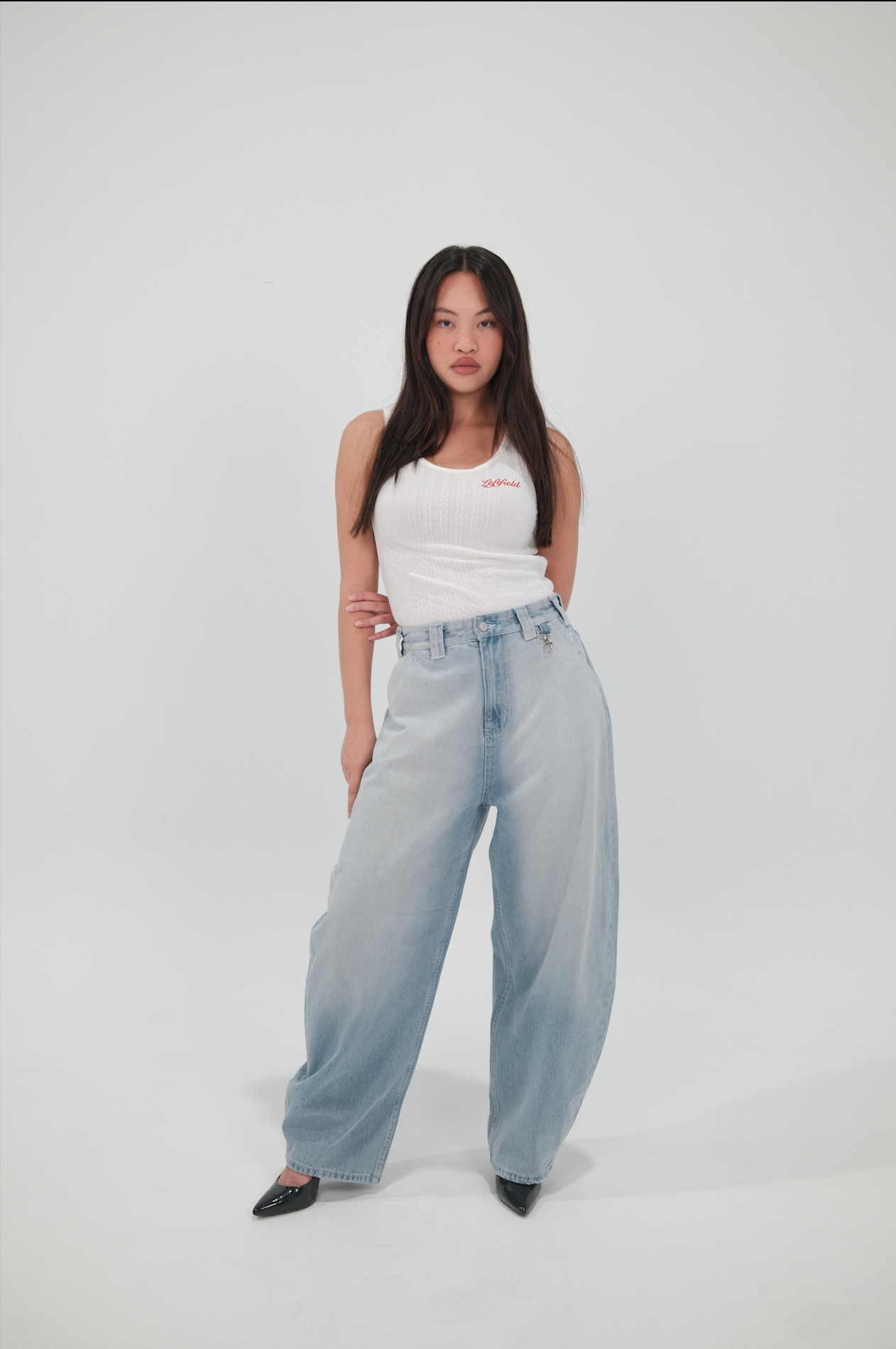 The Leftfield Barrel Leg Jean