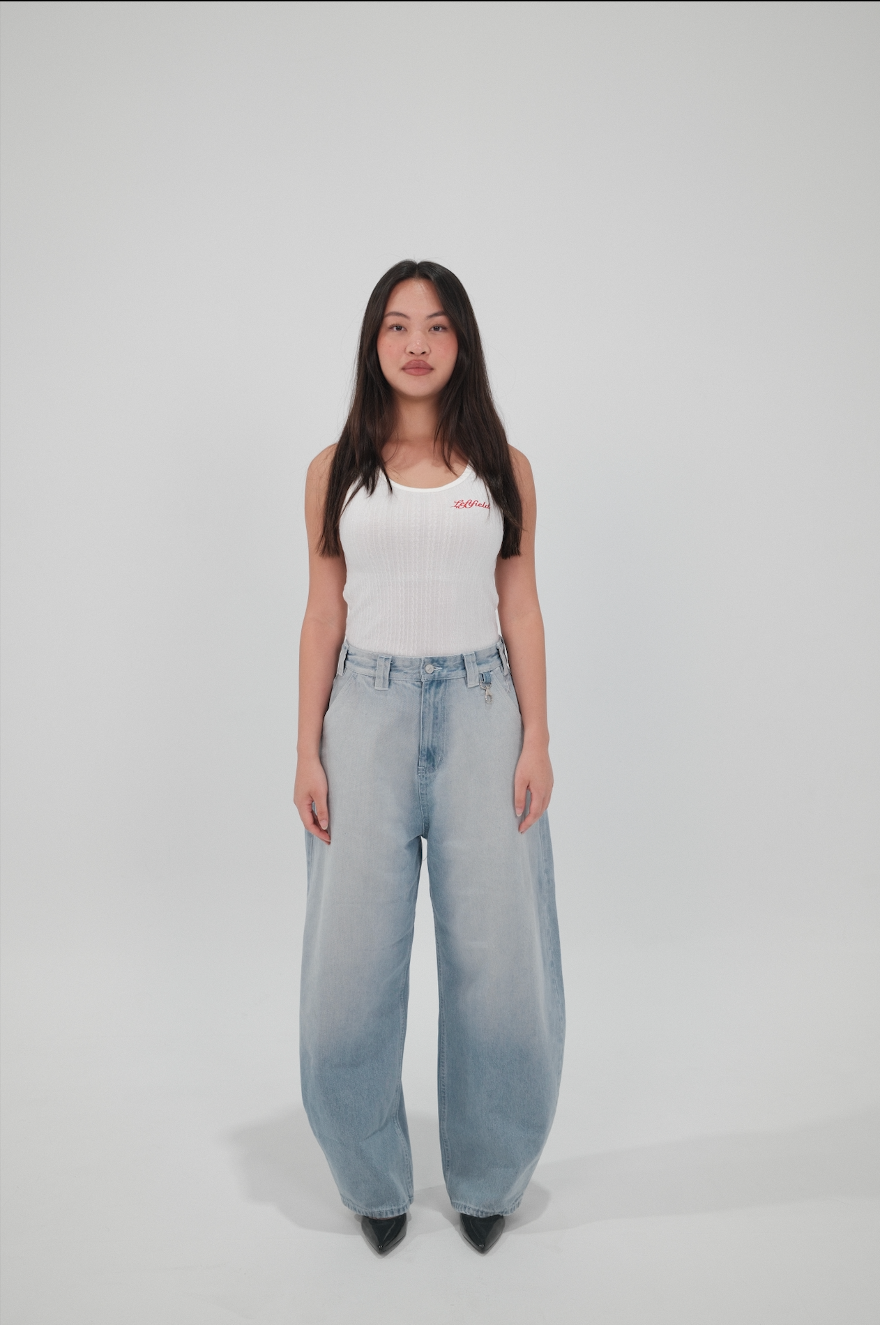 The Leftfield Barrel Leg Jean