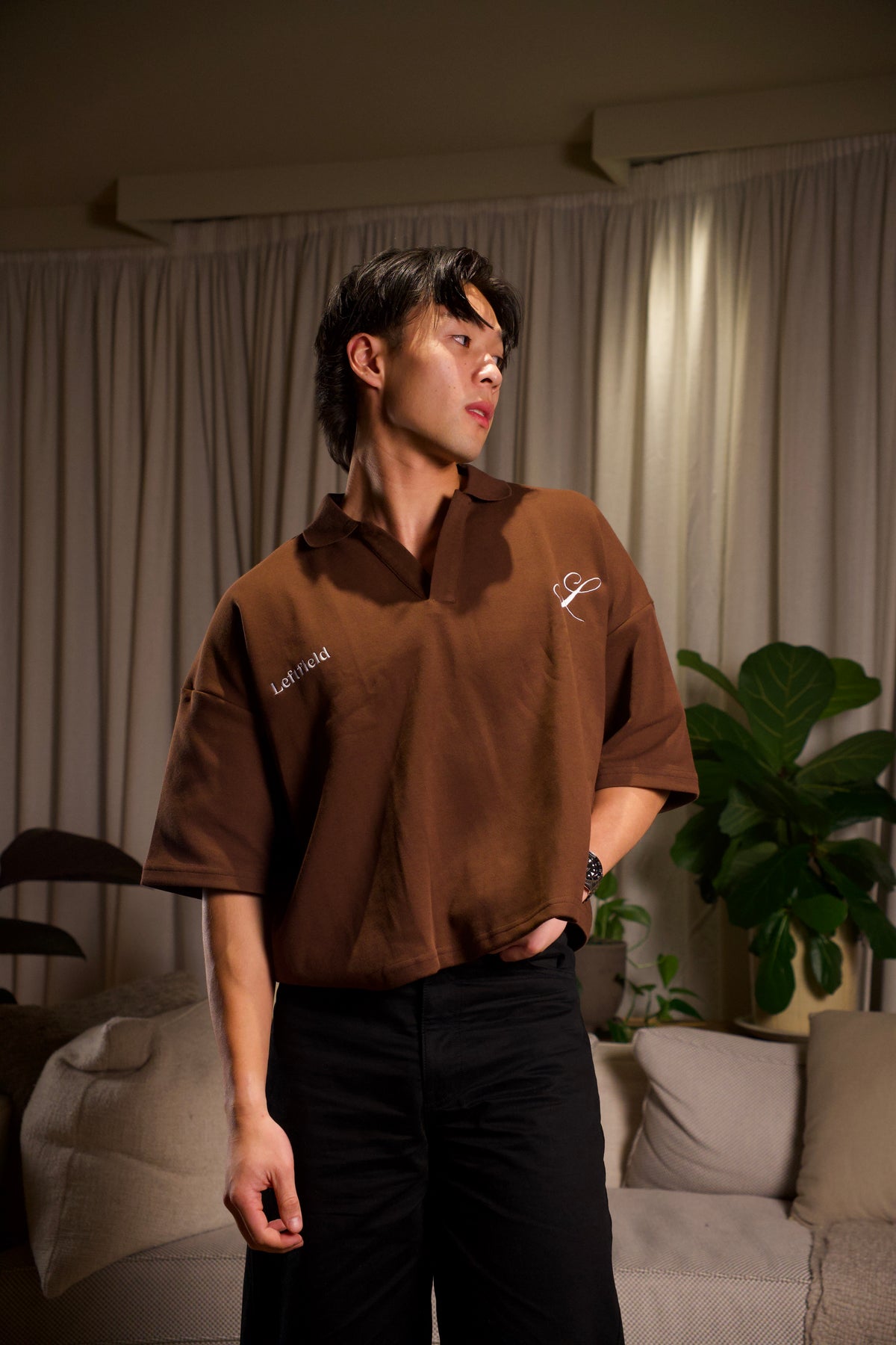 The Leftfield Polo - Espresso