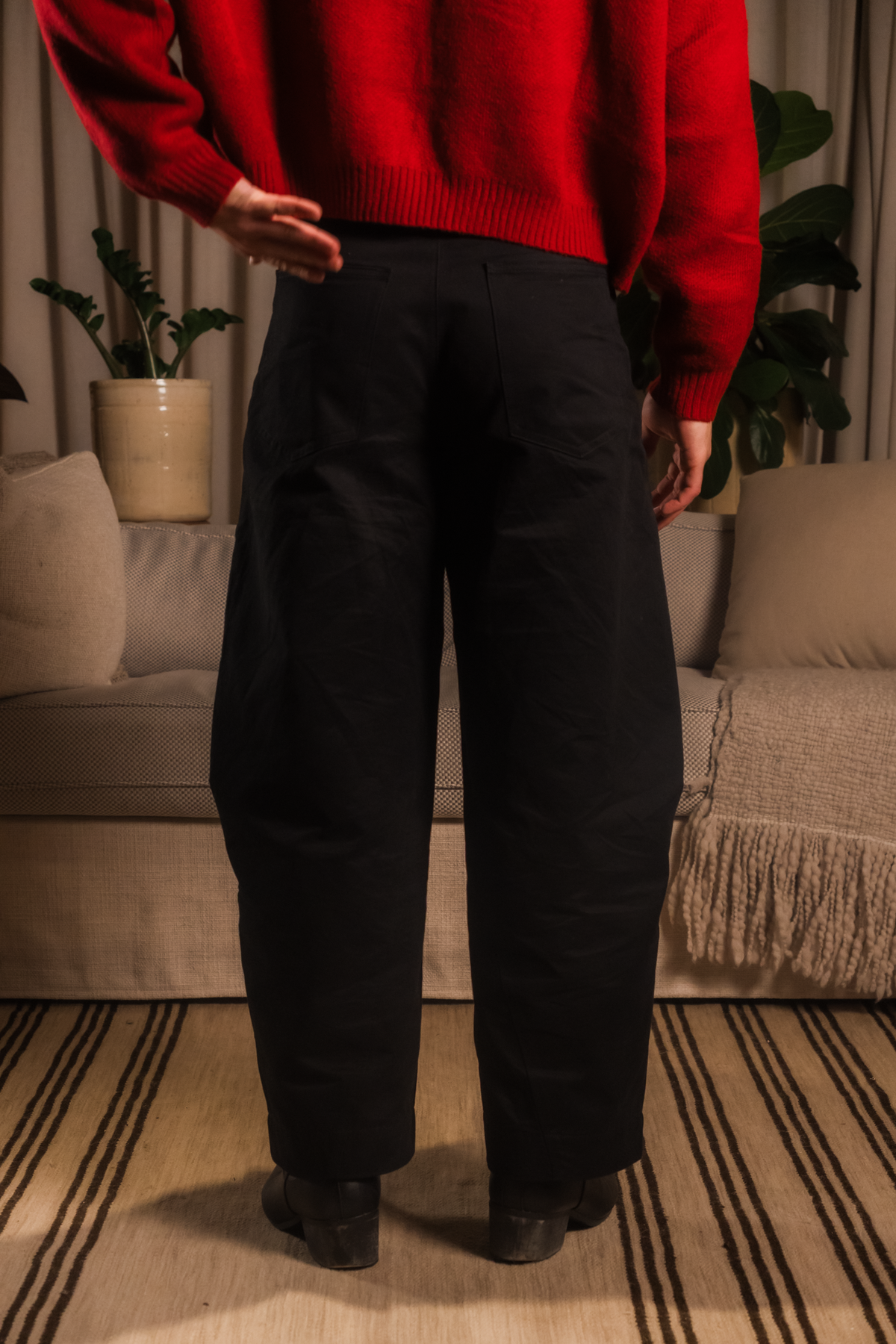 Leftfield Cotton Barrel Leg Pant