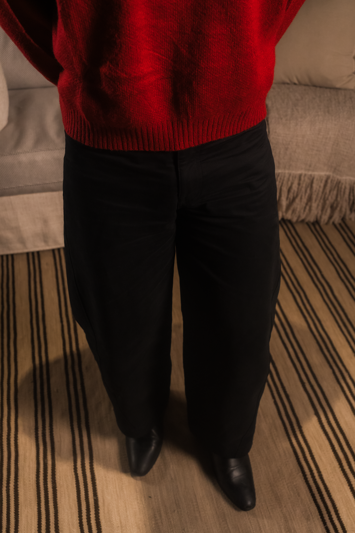 Leftfield Cotton Barrel Leg Pant