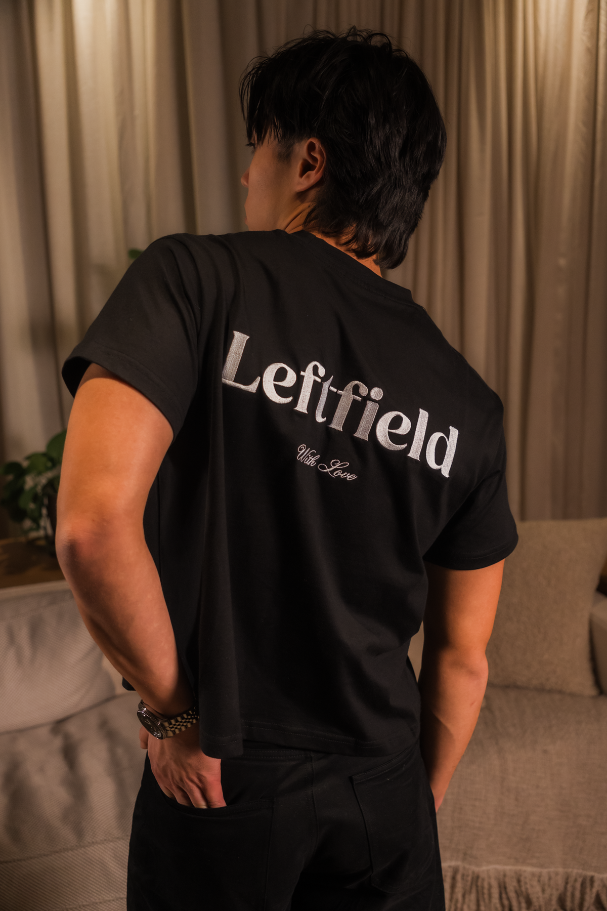 Leftfield Basic Tee Black