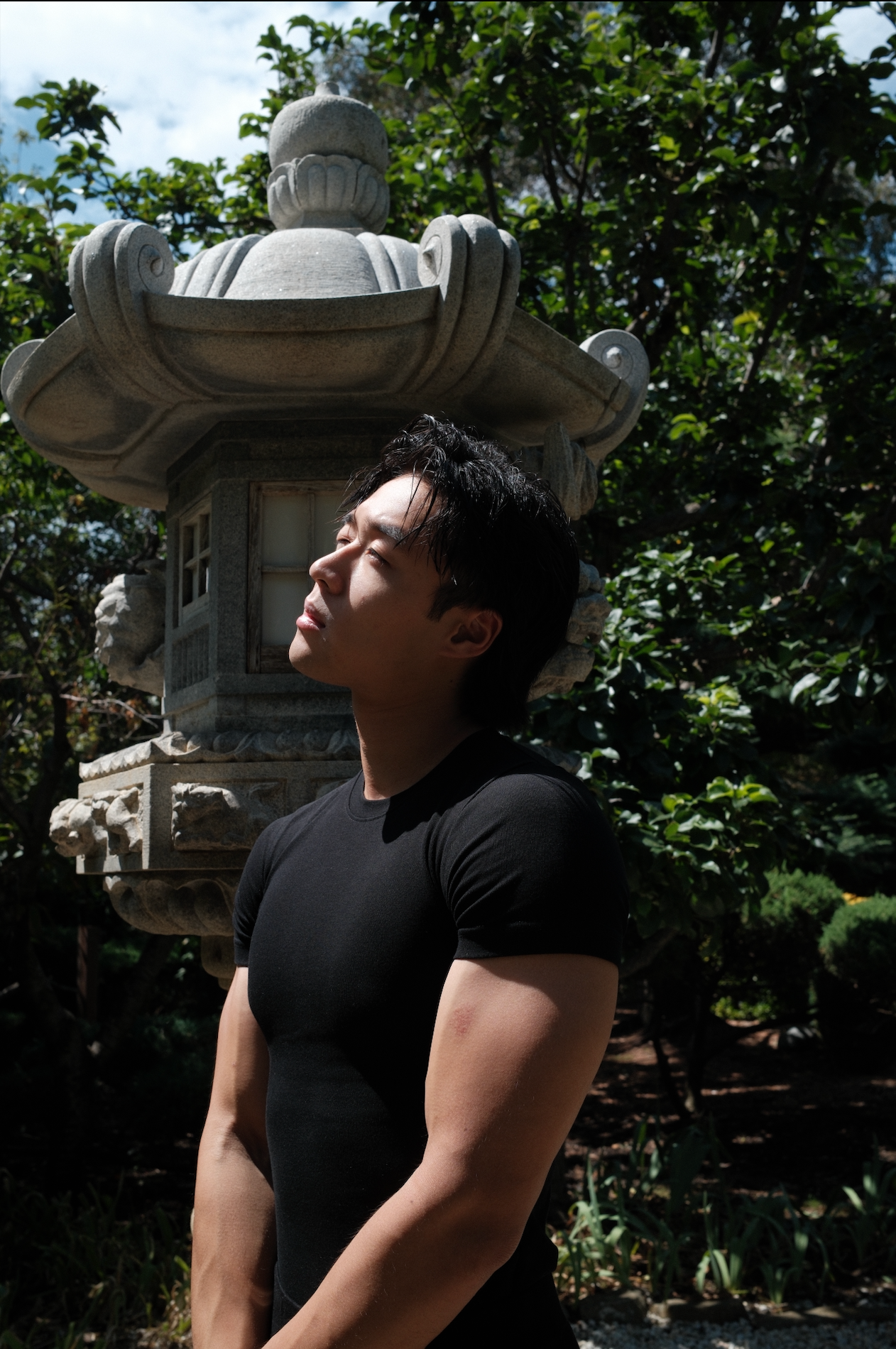 The Leftfield Slim Ribbed Cotton Tee